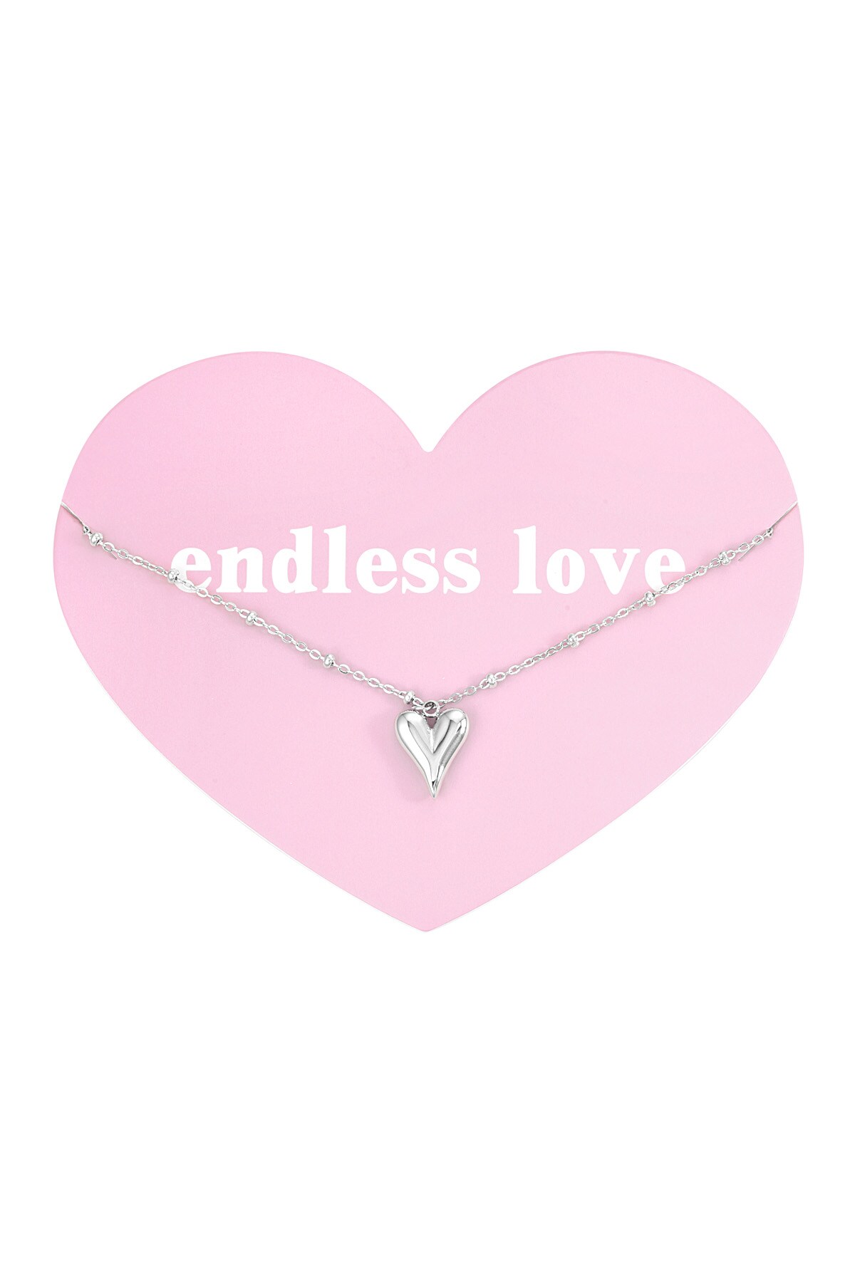 Necklace timeless devotion - Silver color h5 