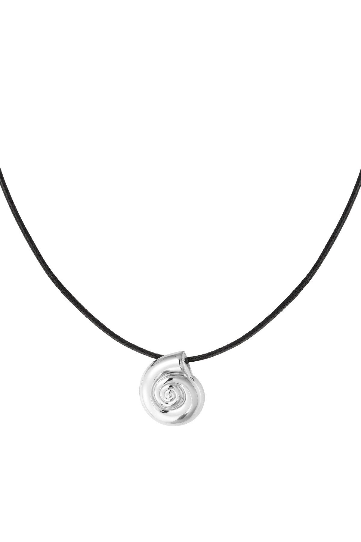 Shell vibe necklace - Silver color h5 