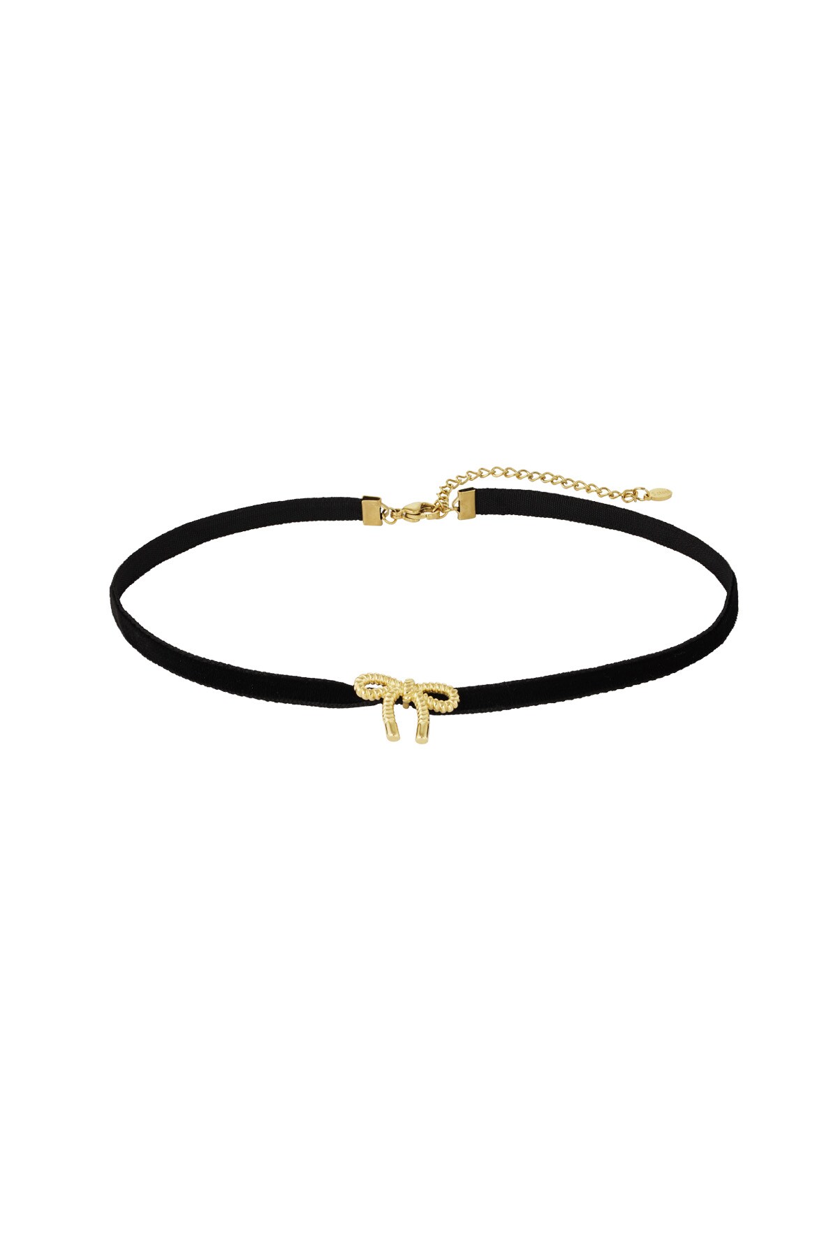 Choker bow - Gold color h5 