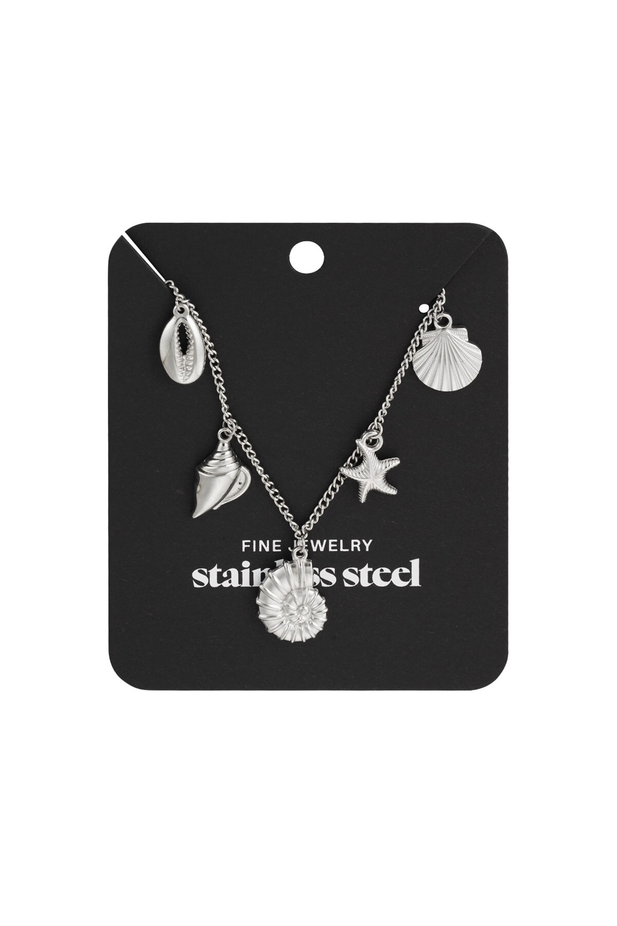 Charm necklace summer lovin' - Silver color Picture3