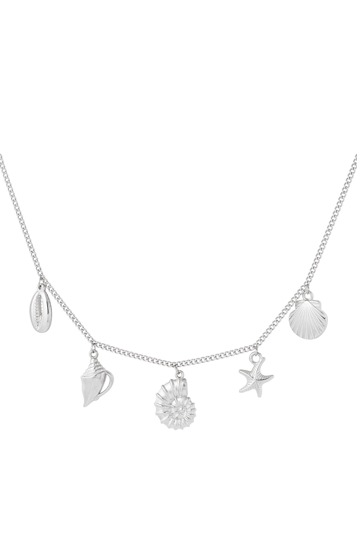 Charm necklace summer lovin' - Silver color h5 