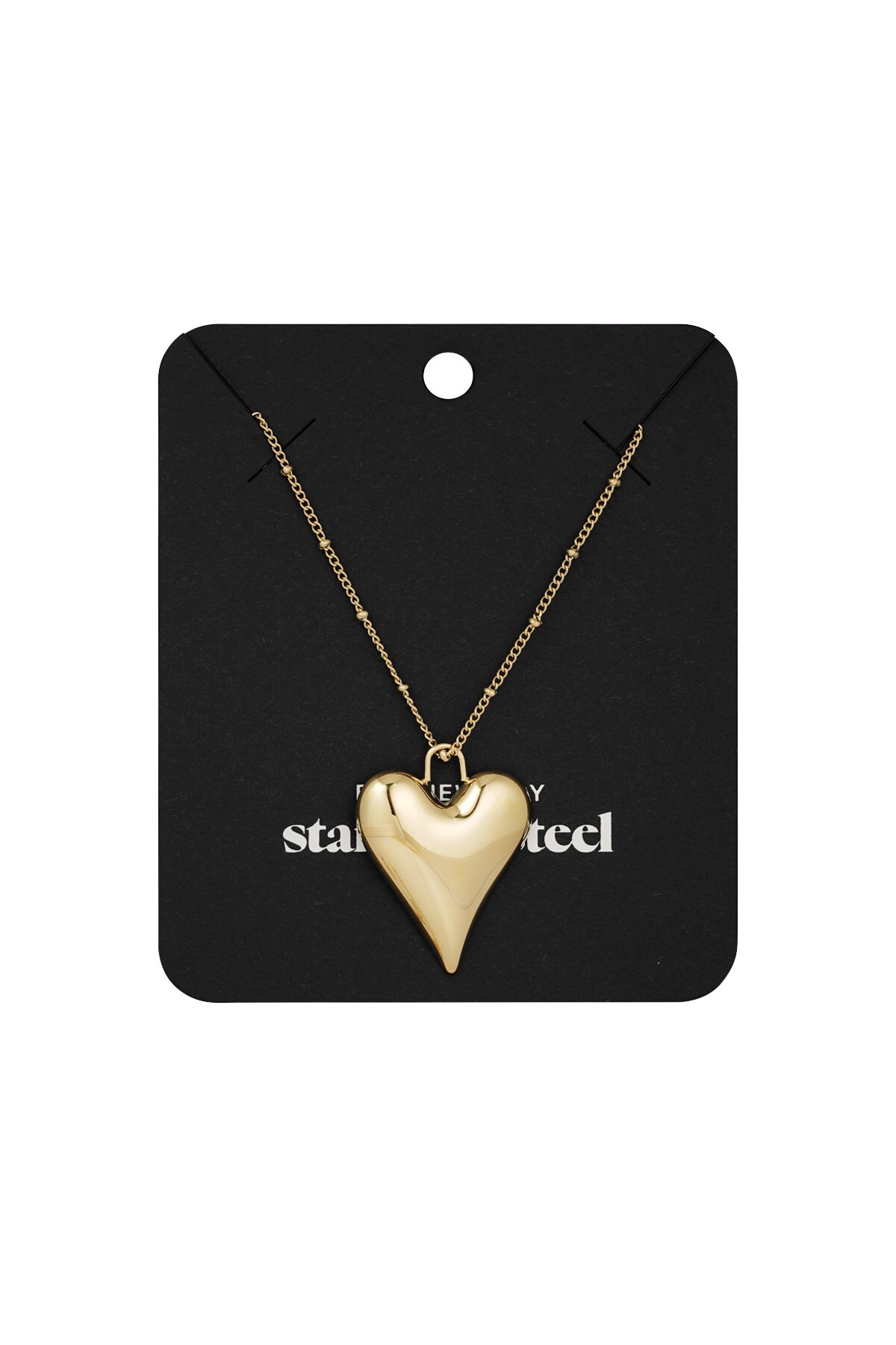 Necklace heartfelt charm - Gold color Picture3