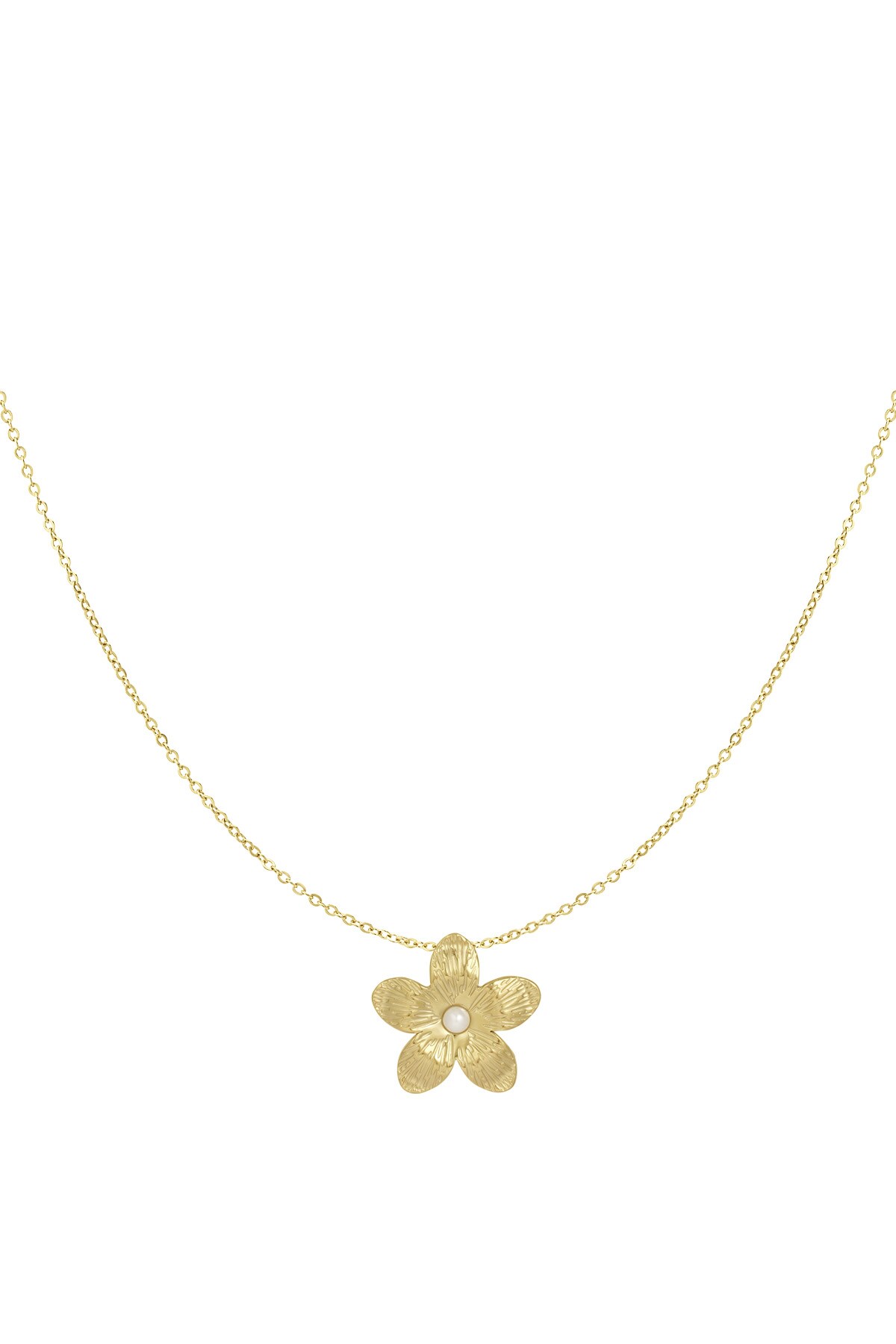 Necklace blossom burst - Gold color h5 