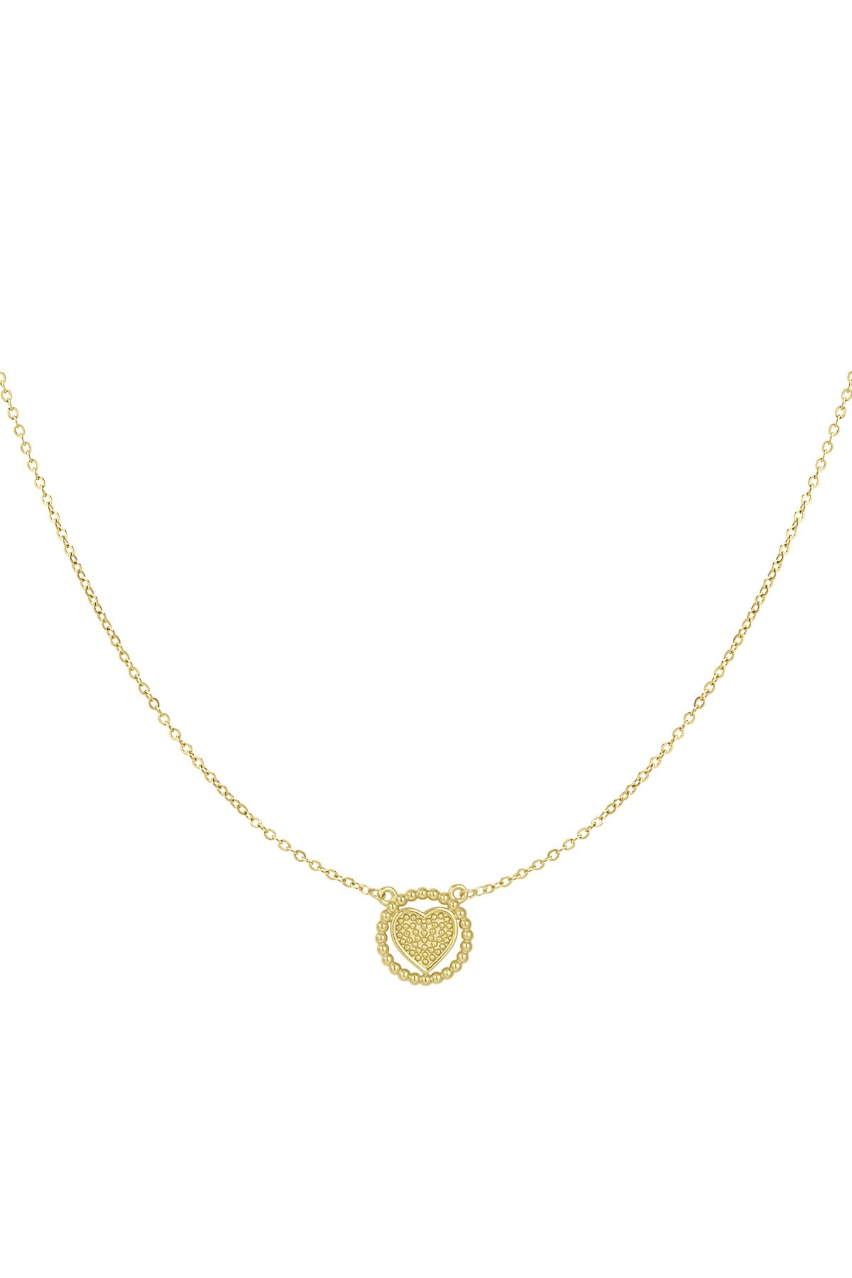 Necklace have my heart - Gold color h5 