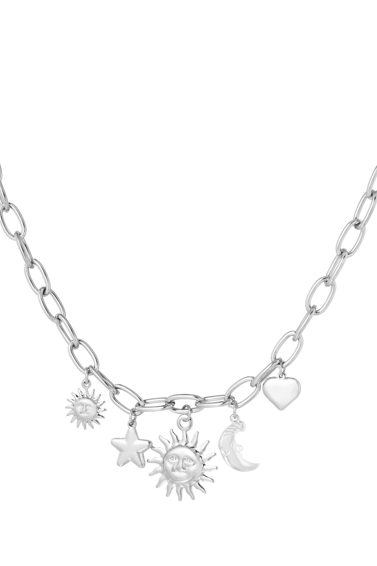 Necklace bright bliss - Silver color h5 