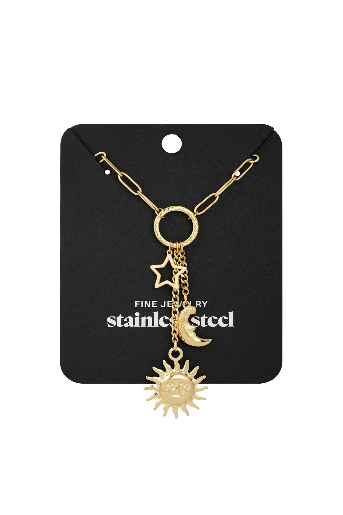 Necklace luminous love - Gold color Picture3