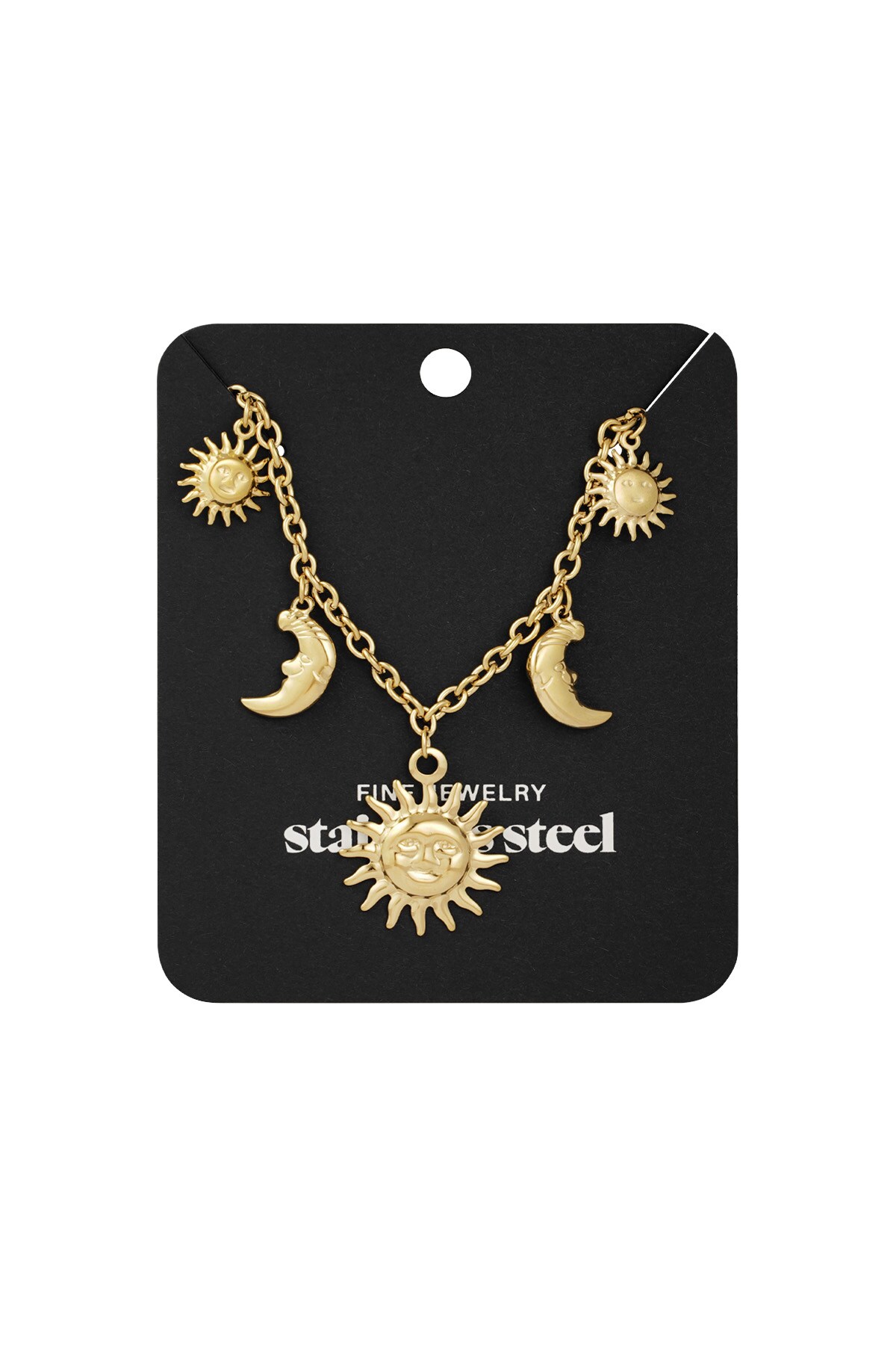 Day & night necklace - Gold color Picture3