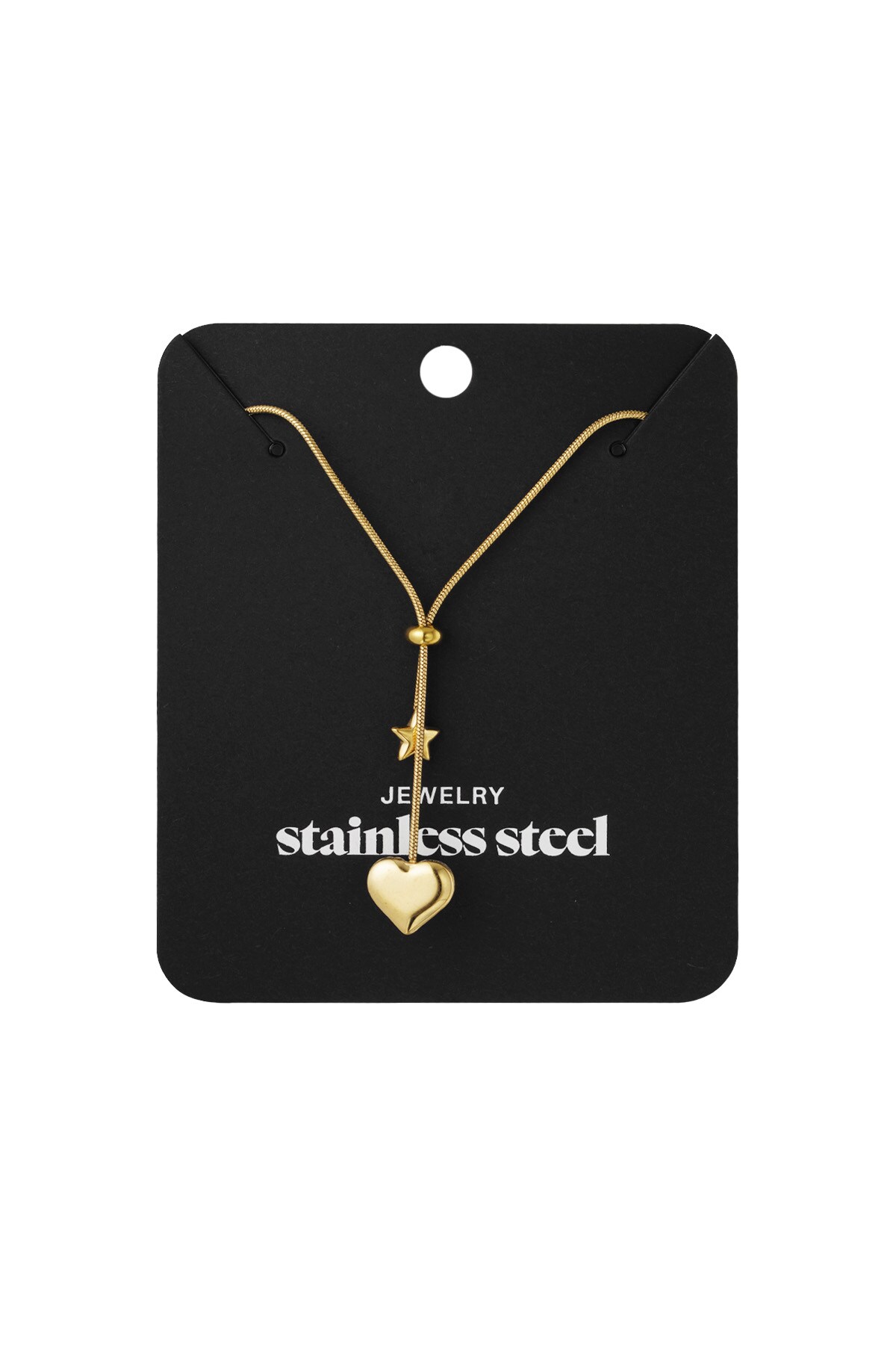 Twinkling heart necklace - Gold color h5 Picture3