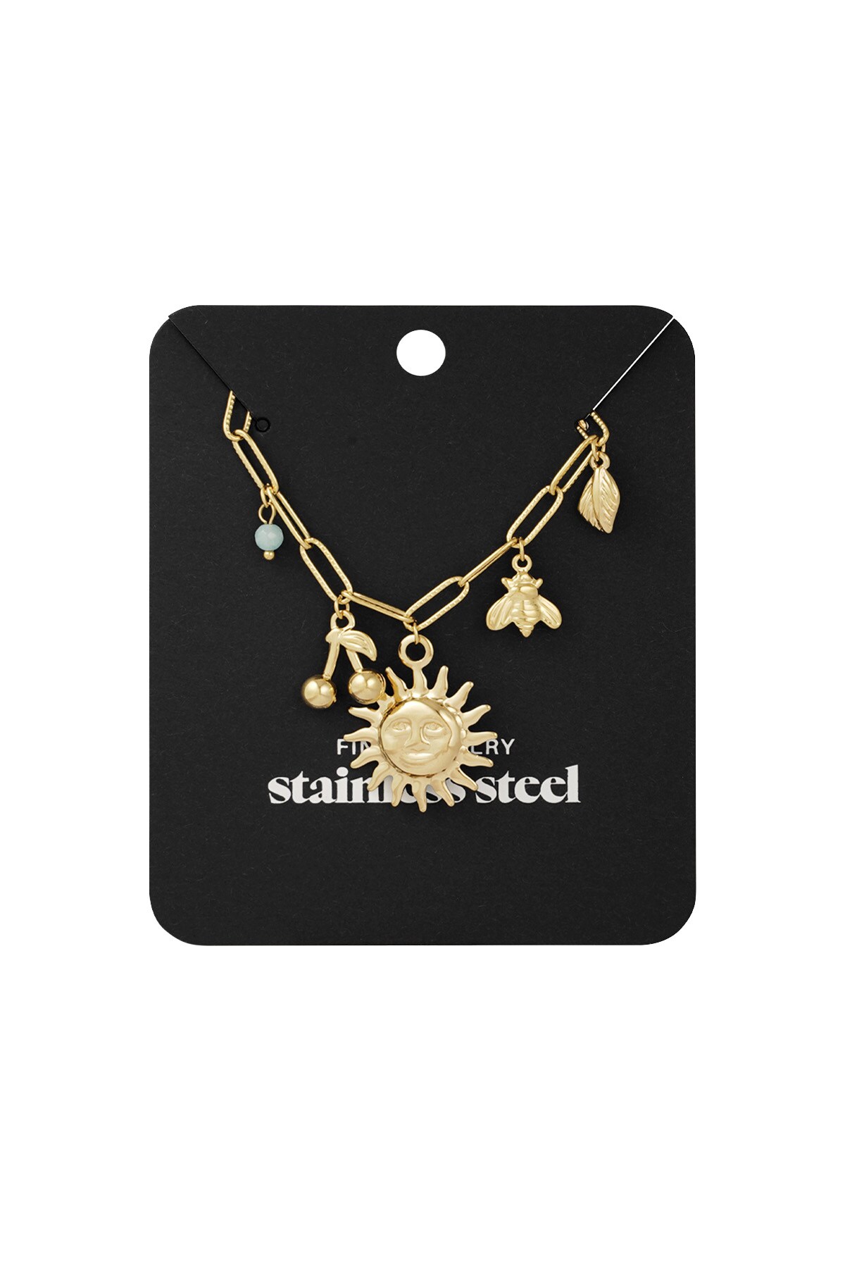 Necklace sunny delight - Gold color h5 Picture3