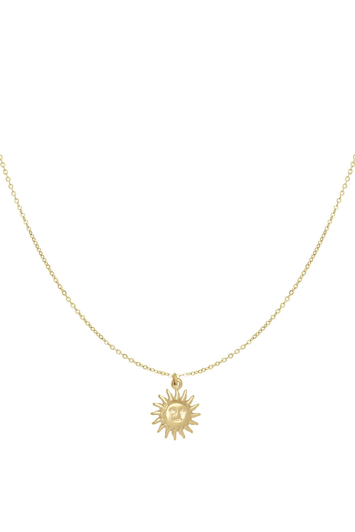 Necklace eternal sunshine - Gold color h5 