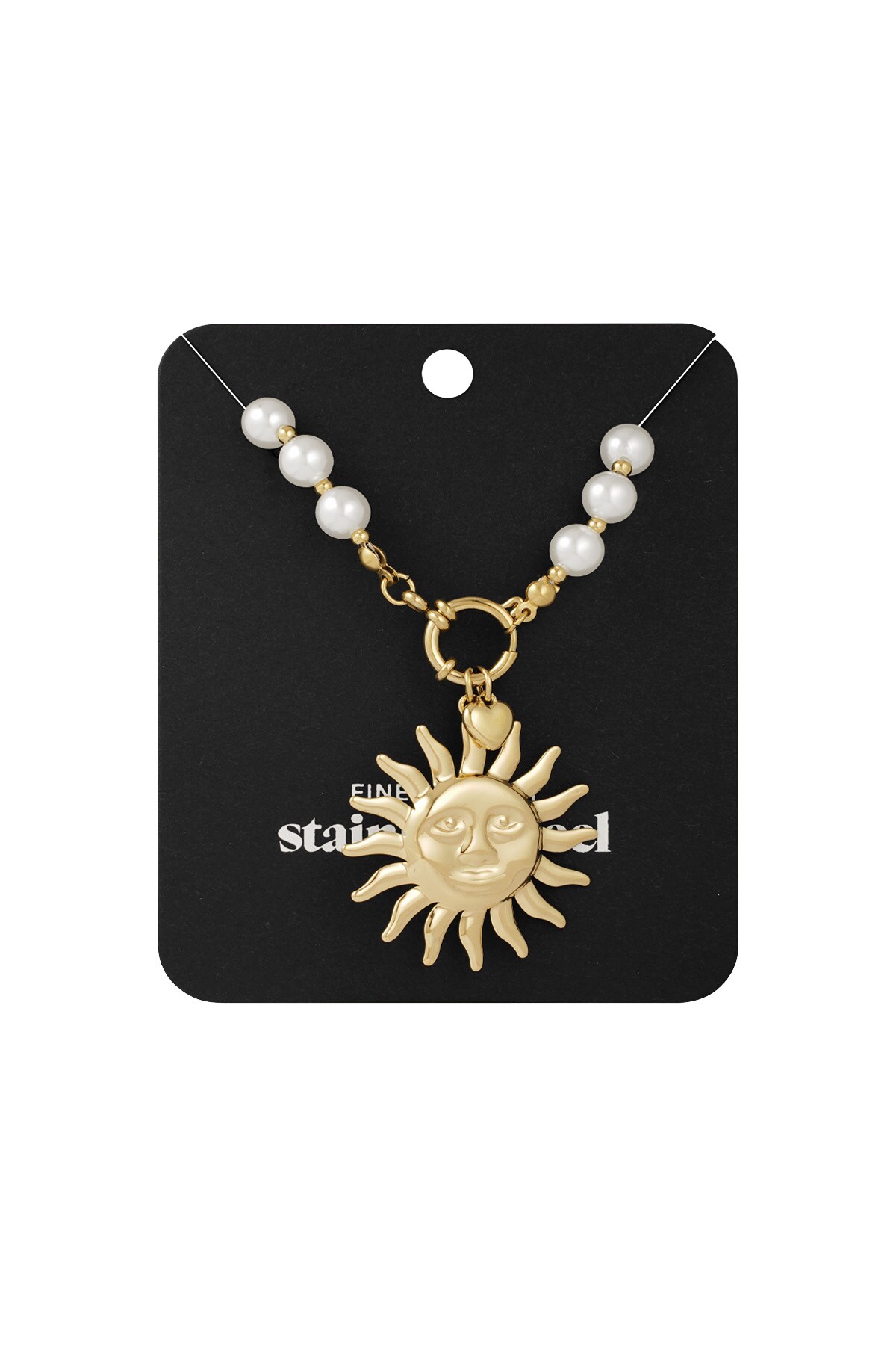 Necklace solar sparkle - Gold color Picture3