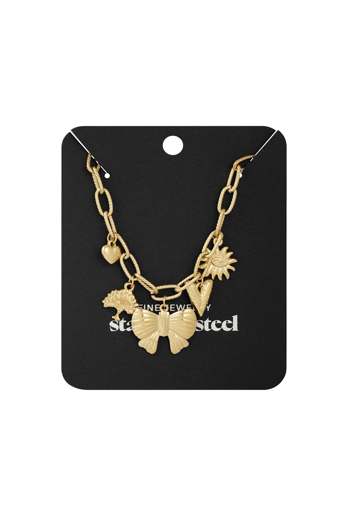 Charm Stories Charm Necklace - Gold color h5 Picture3