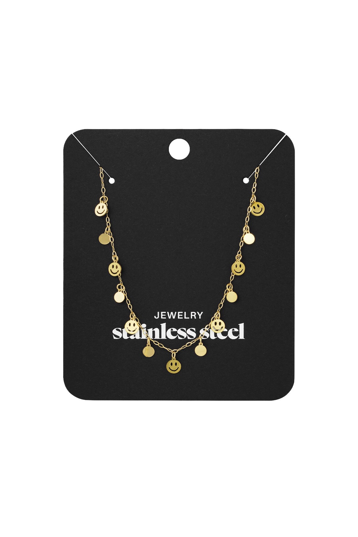 Necklace smile & shine - Gold color h5 Picture3