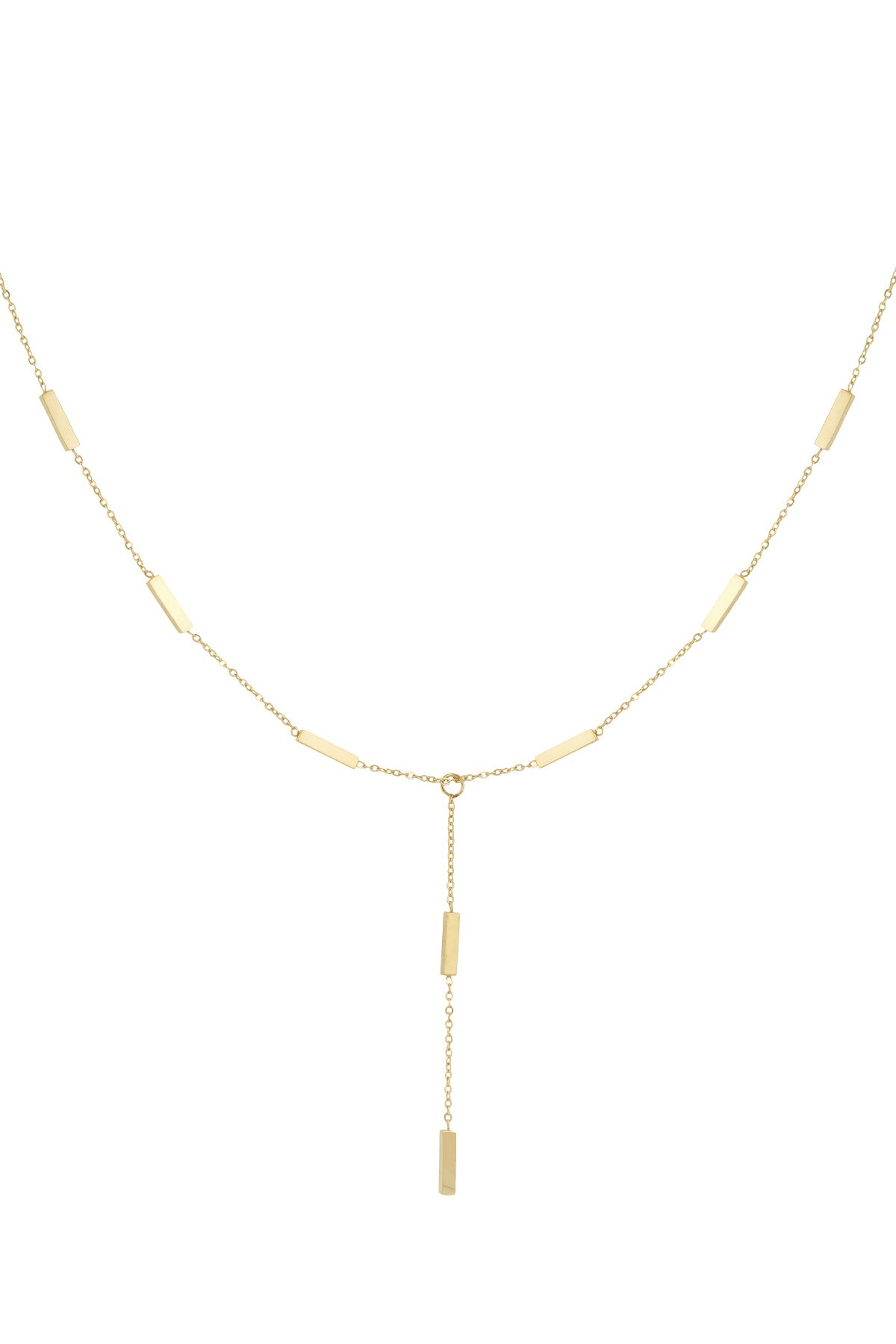 Timeless elegance necklace - Gold color h5 