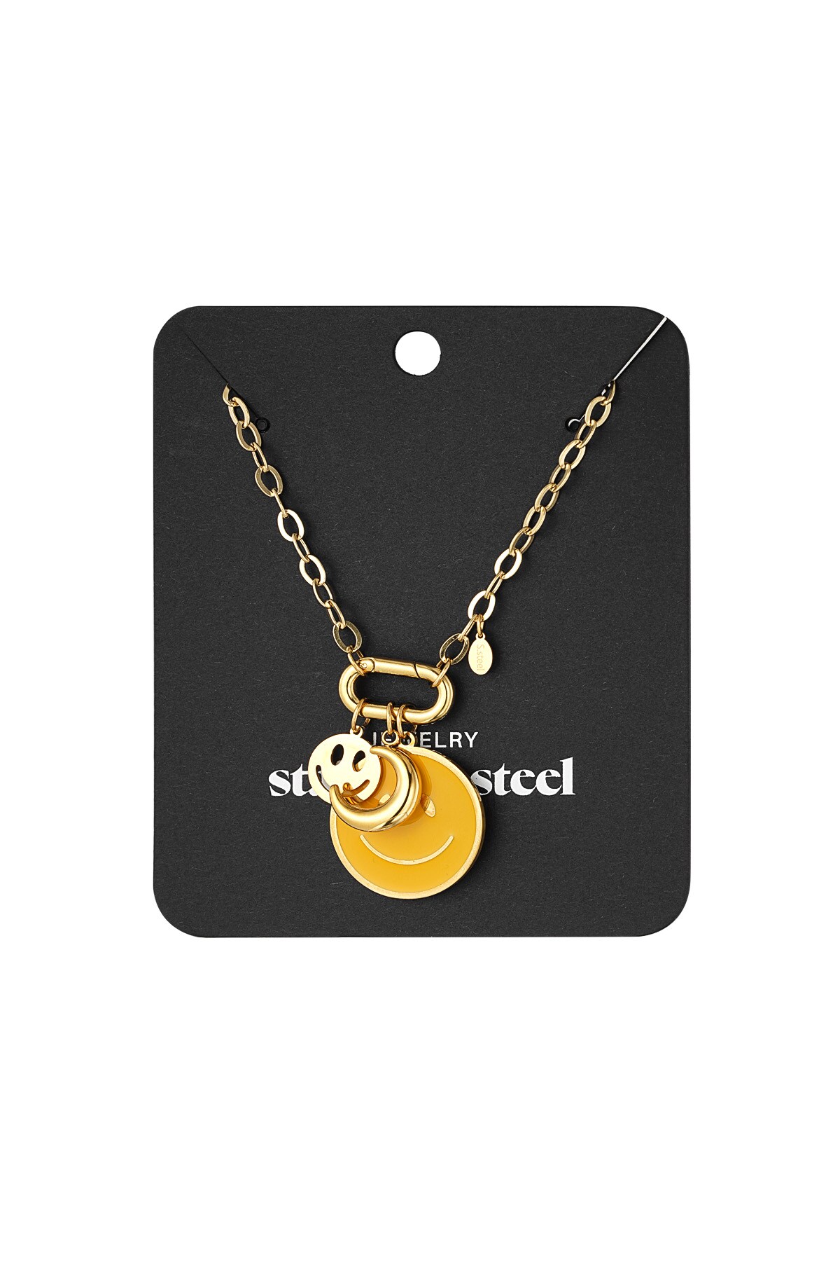 Sunny smile necklace - Gold color h5 Picture4