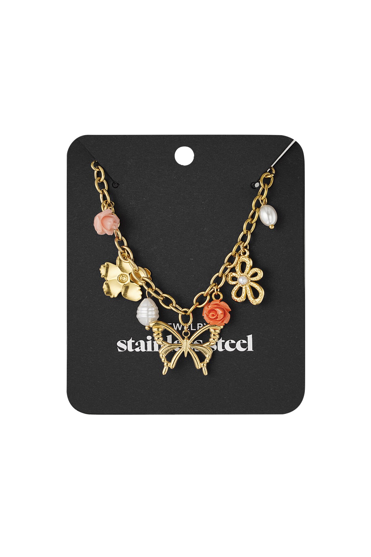 Cheerful charms necklace -Gold h5 Picture3