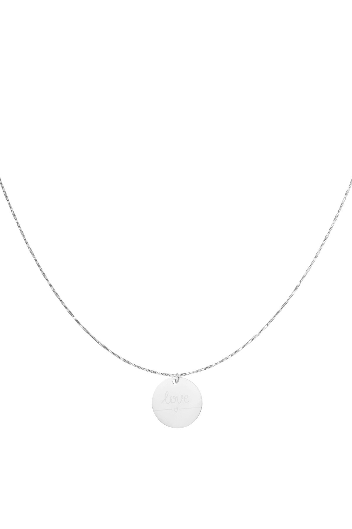 Heartfelt coin necklace - Gold color 