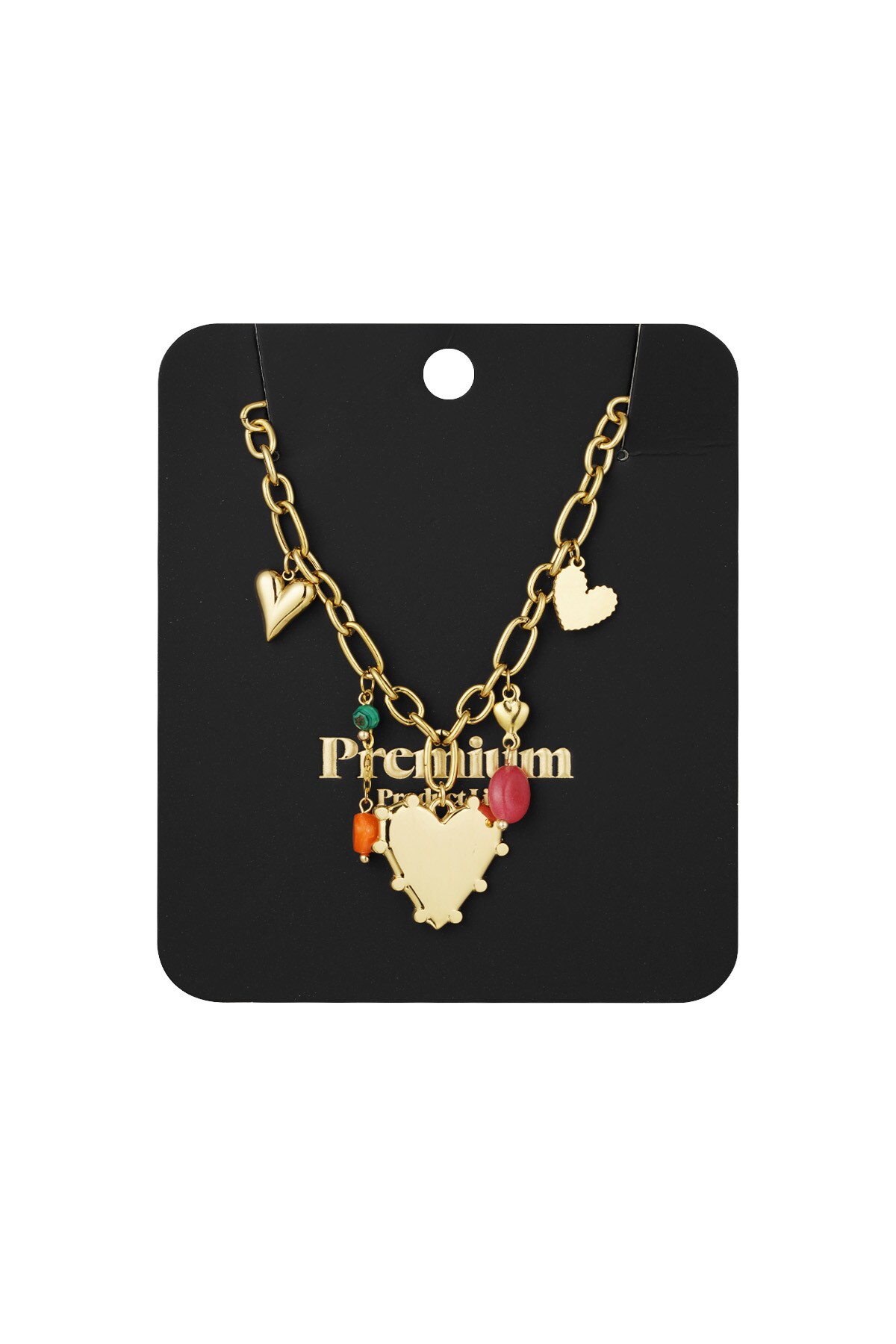 Variety of love necklace - Gold color Picture3