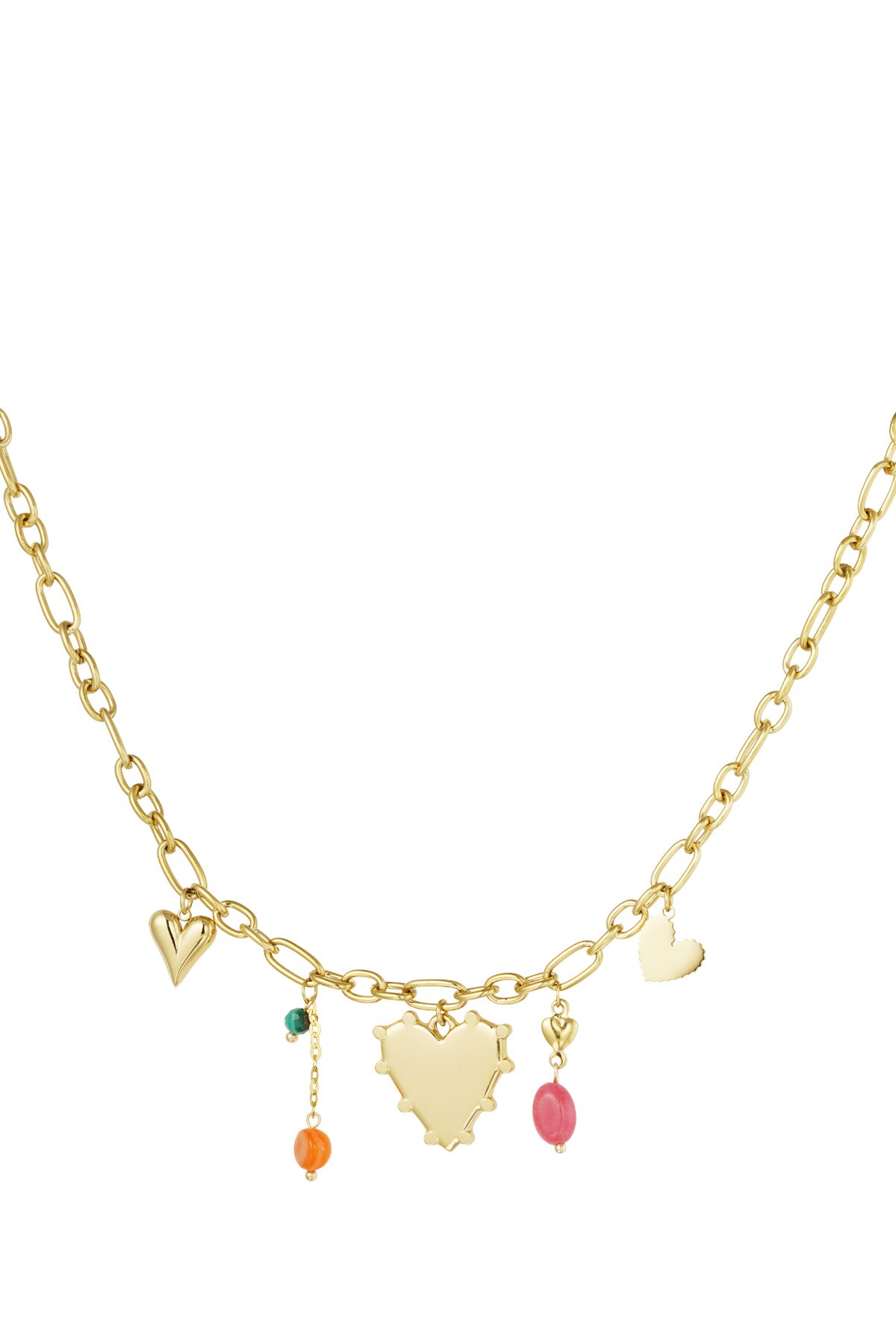 Variety of love necklace - Gold color 