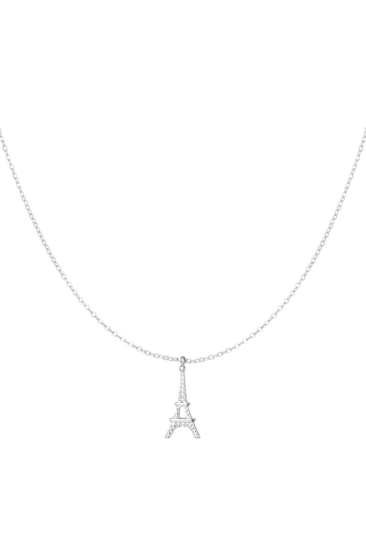 Eiffel elegance necklace - Silver color h5 