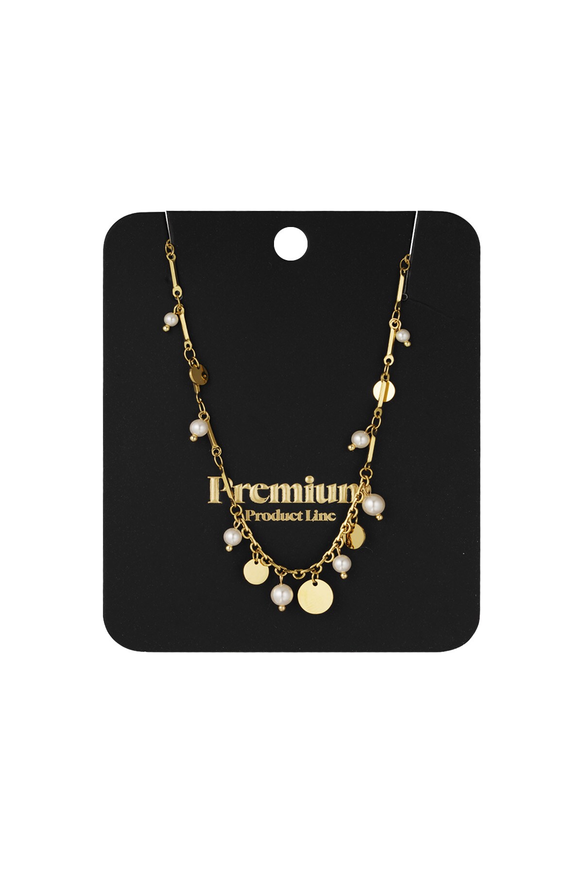 Coined elegance necklace - Gold color h5 Picture3