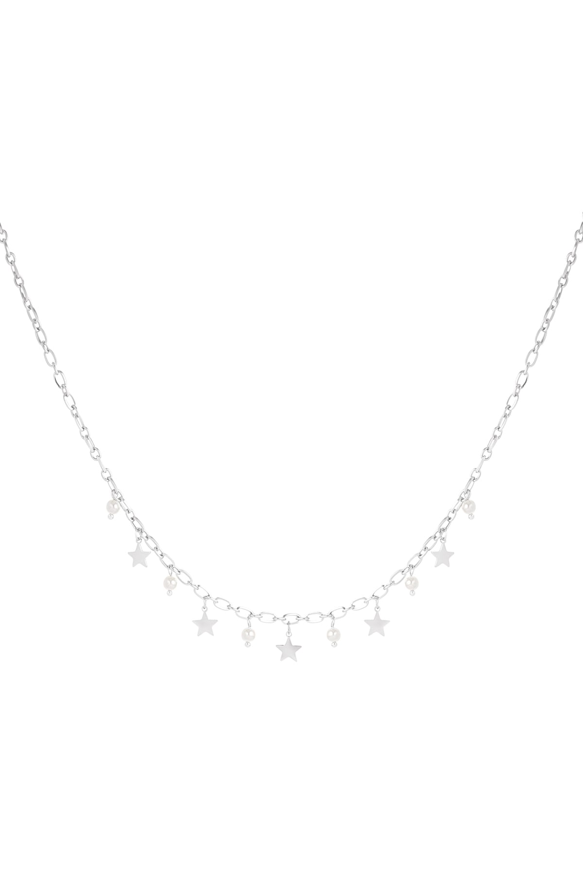 Starry night necklace - Silver color h5 