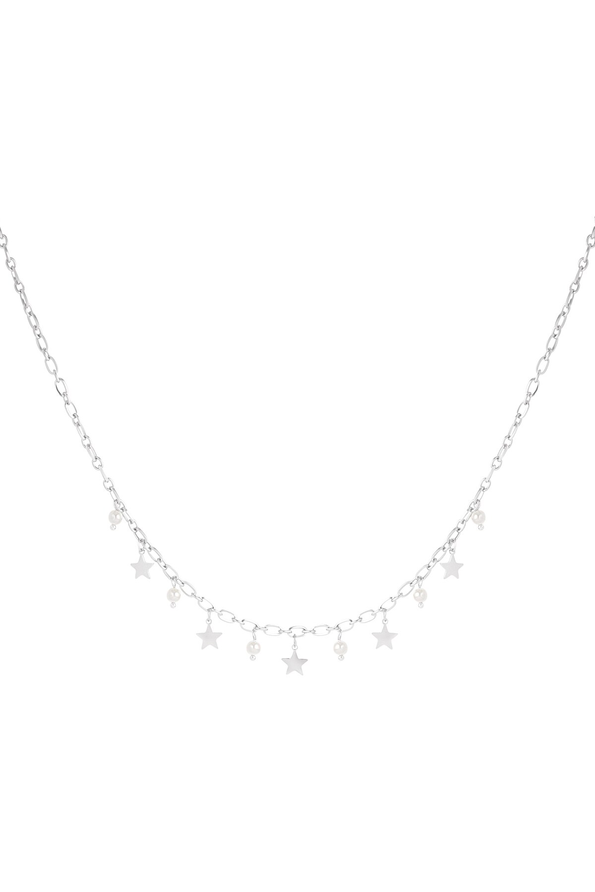 Starry night necklace - Silver color 