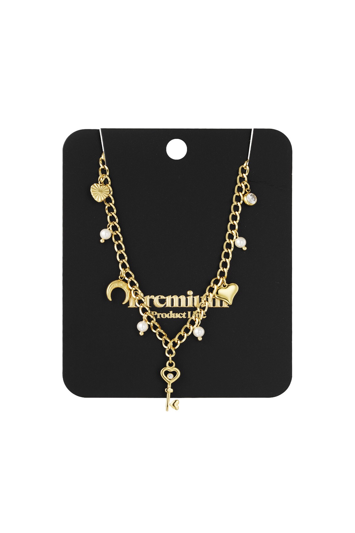 Key to my heart necklace - Gold color Picture3