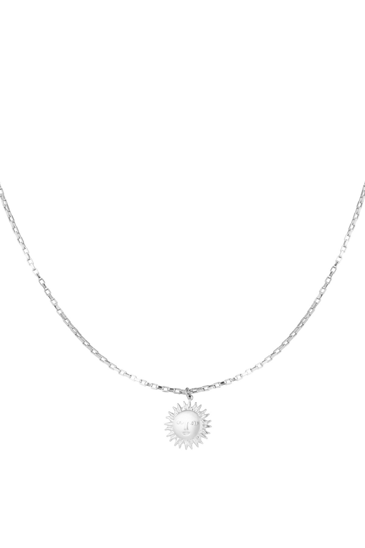 Sunny day necklace - Silver color h5 