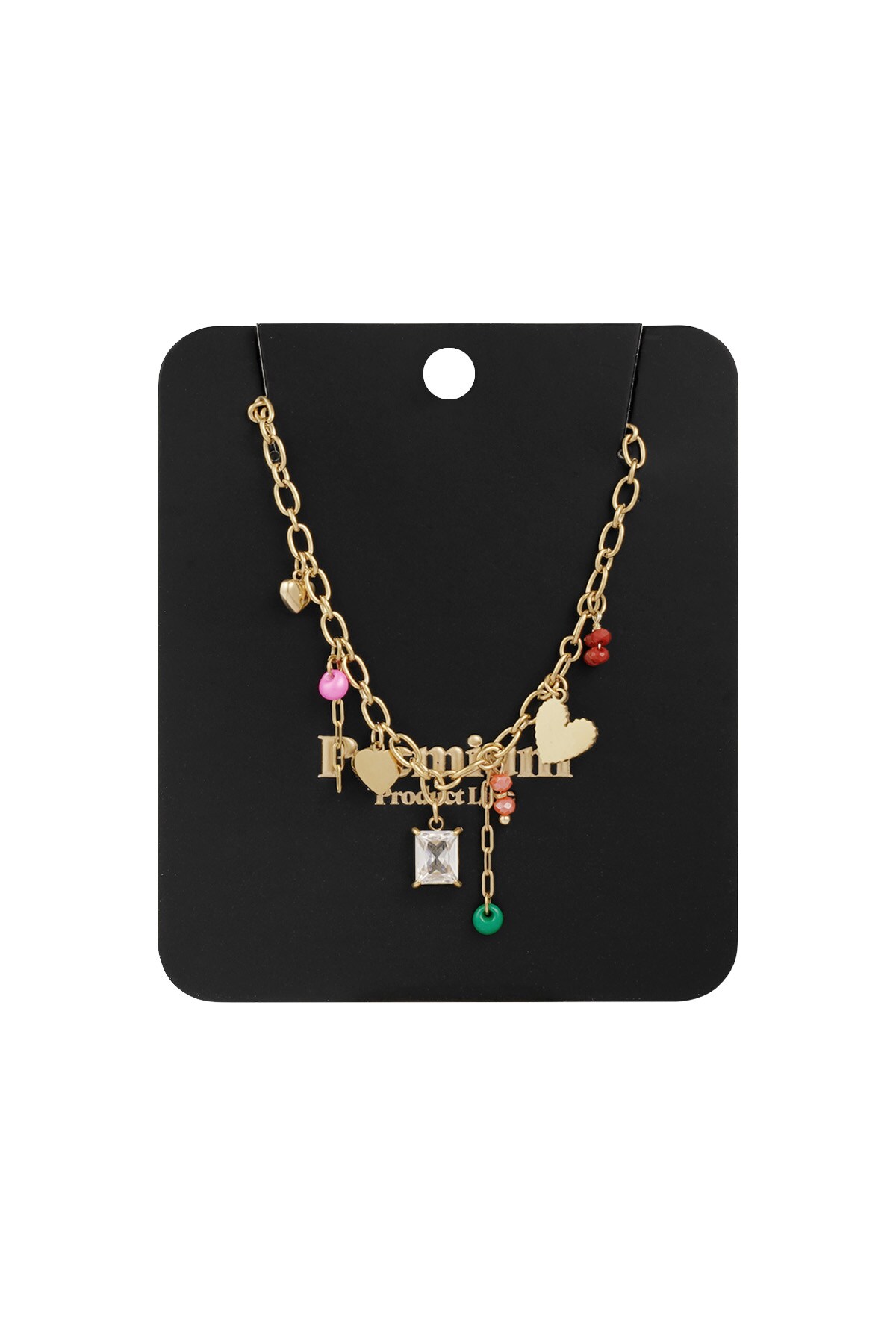 Delightful dangles necklace - Gold color h5 Picture3