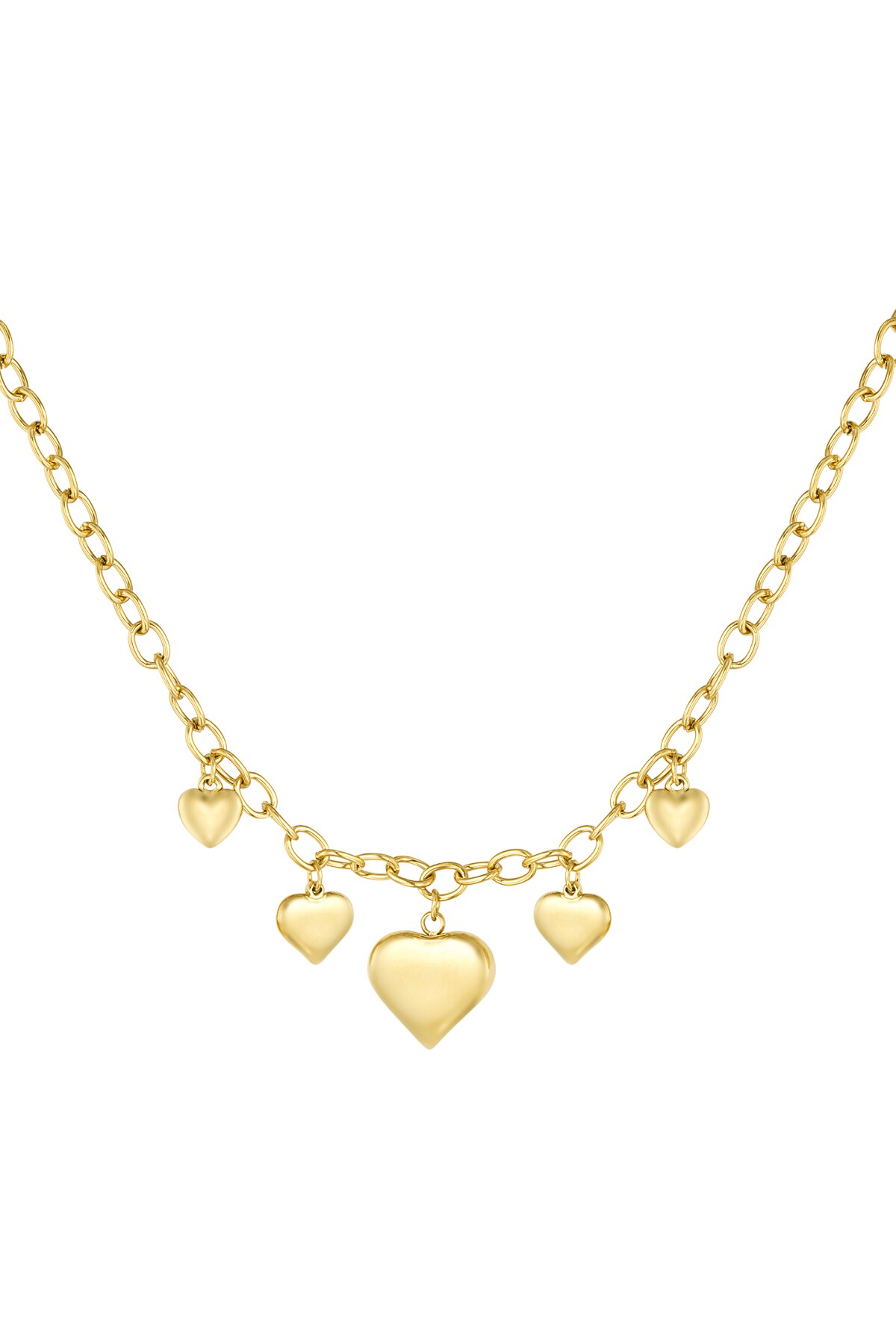 Endless love necklace - Gold color 