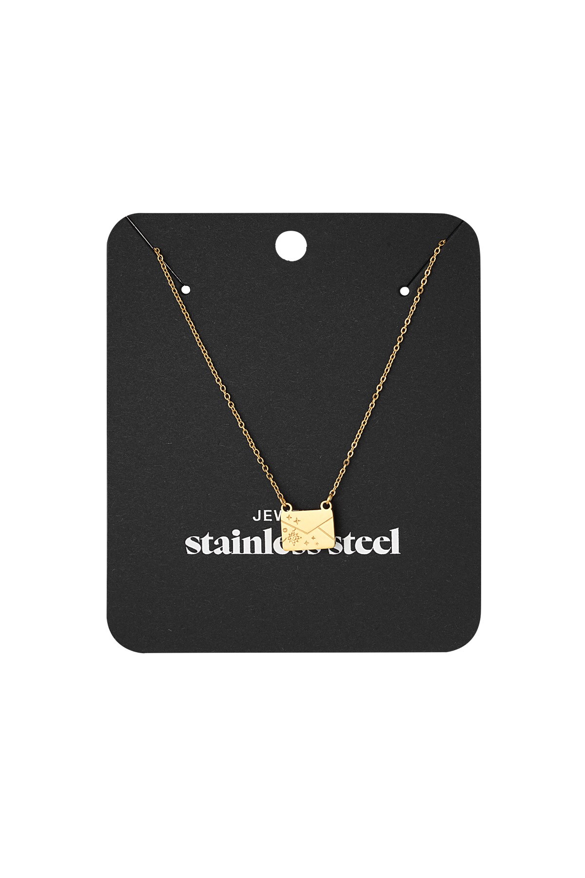 Secret note necklace - Gold color h5 Picture3