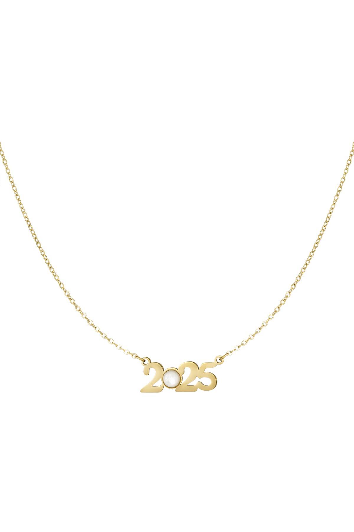 2025 necklace - Gold color h5 