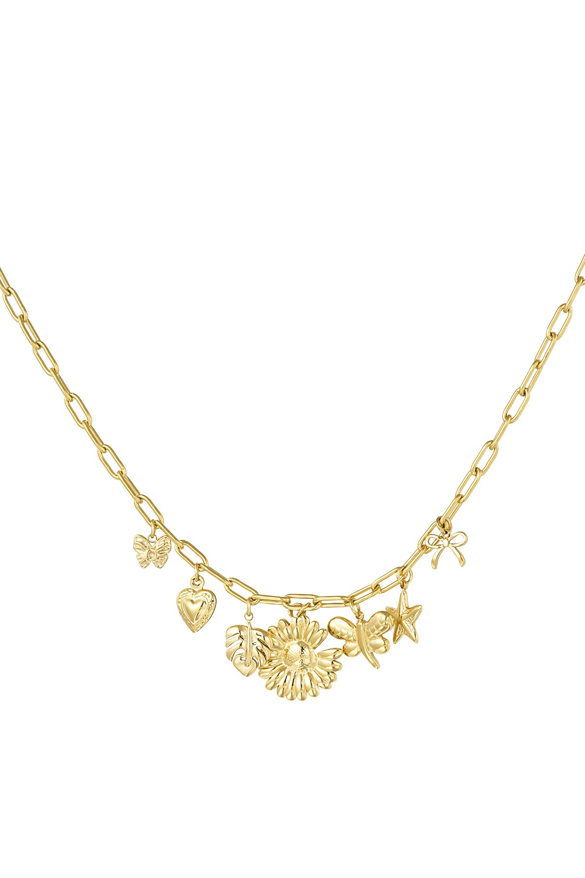 Botanical bliss necklace - Gold color h5 