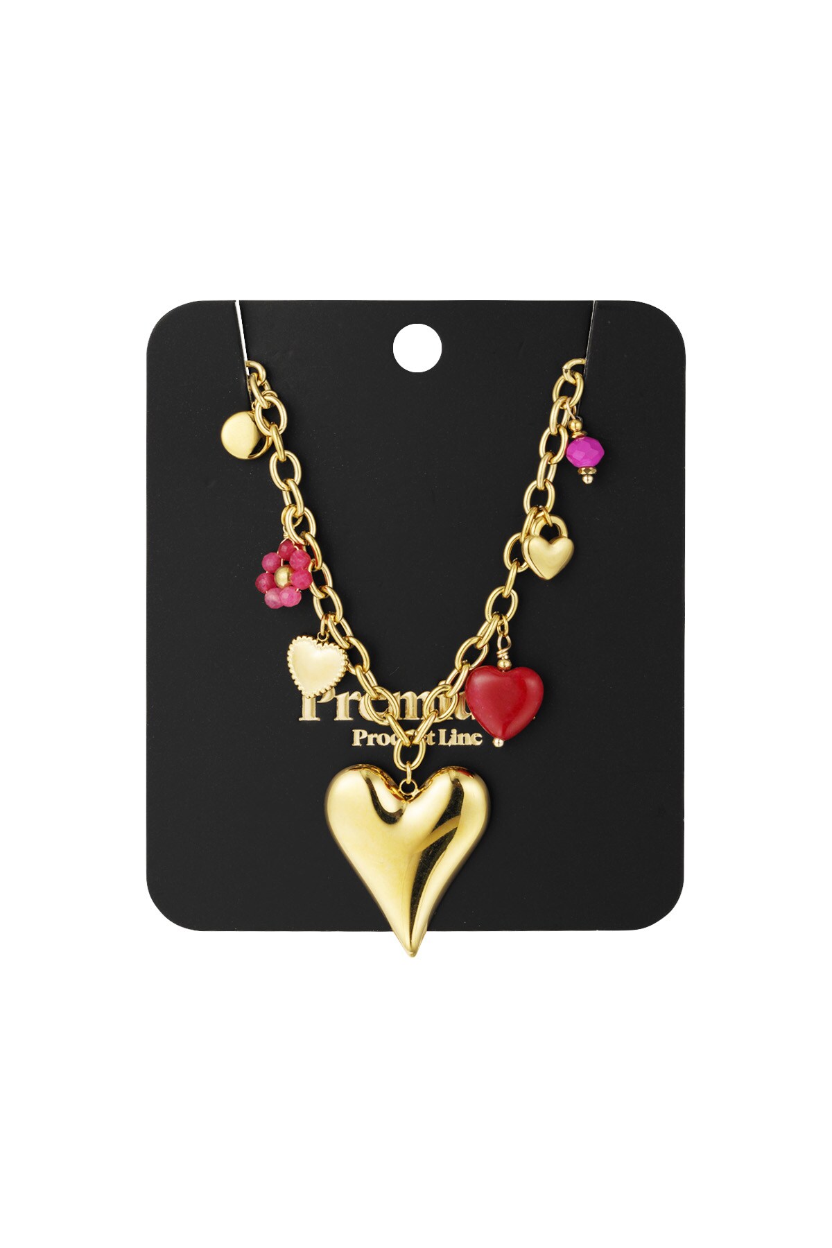 Charm & chill necklace - Fuchsia h5 Picture2