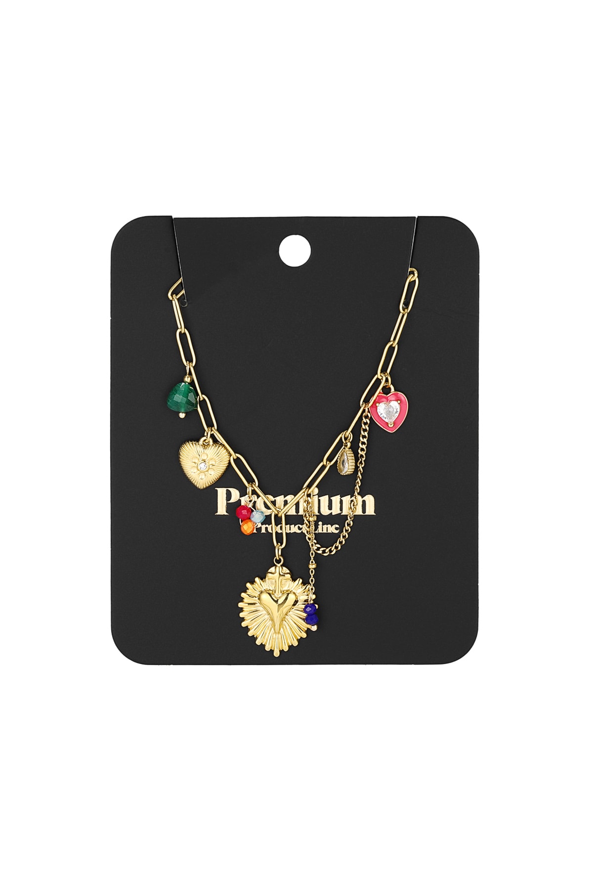 Colorful joy necklace - Gold color h5 Picture2