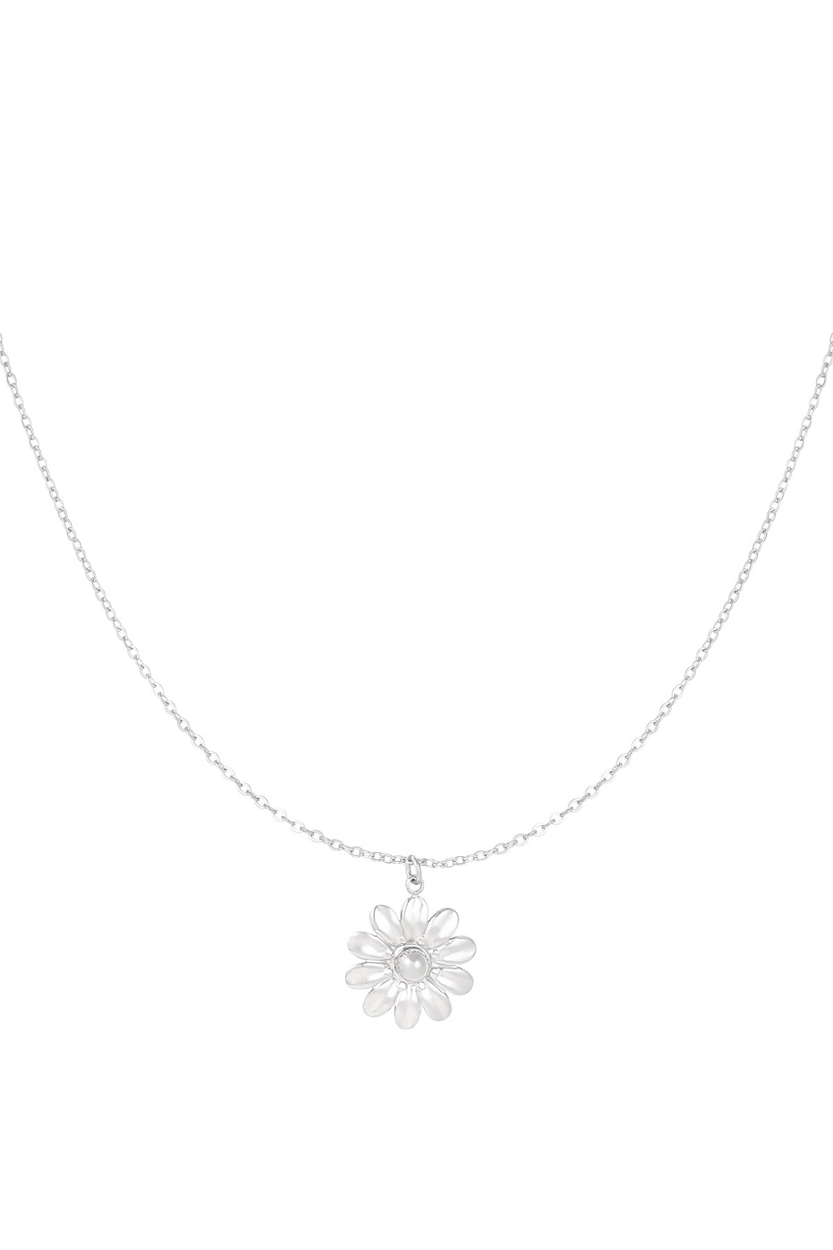 Blossom bliss necklace - Silver color h5 