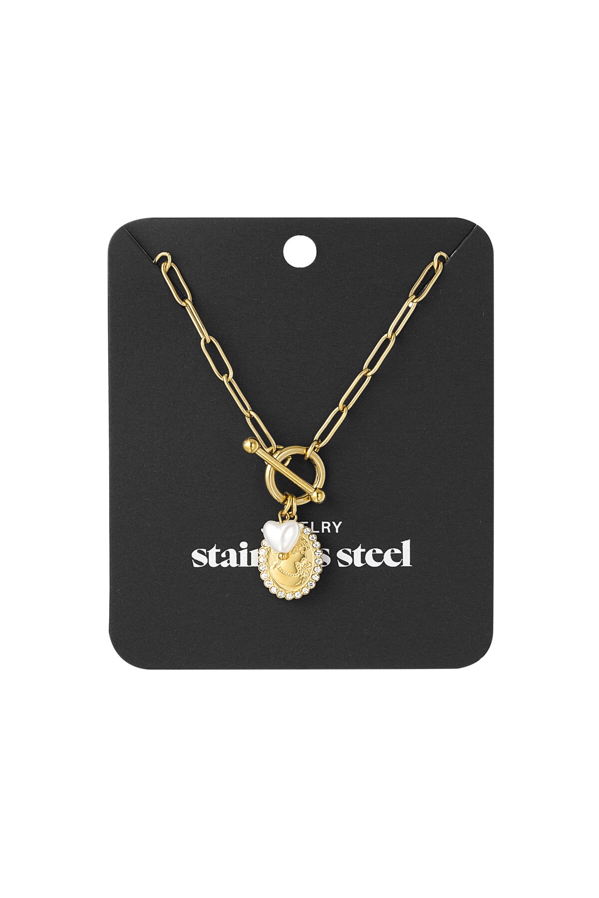 Necklace classy lady - Gold color Picture3