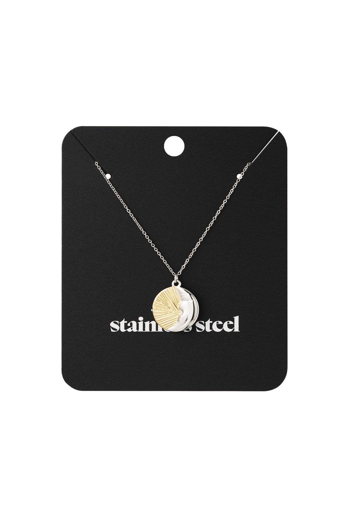 Moonrise necklace - Gold color h5 Picture3