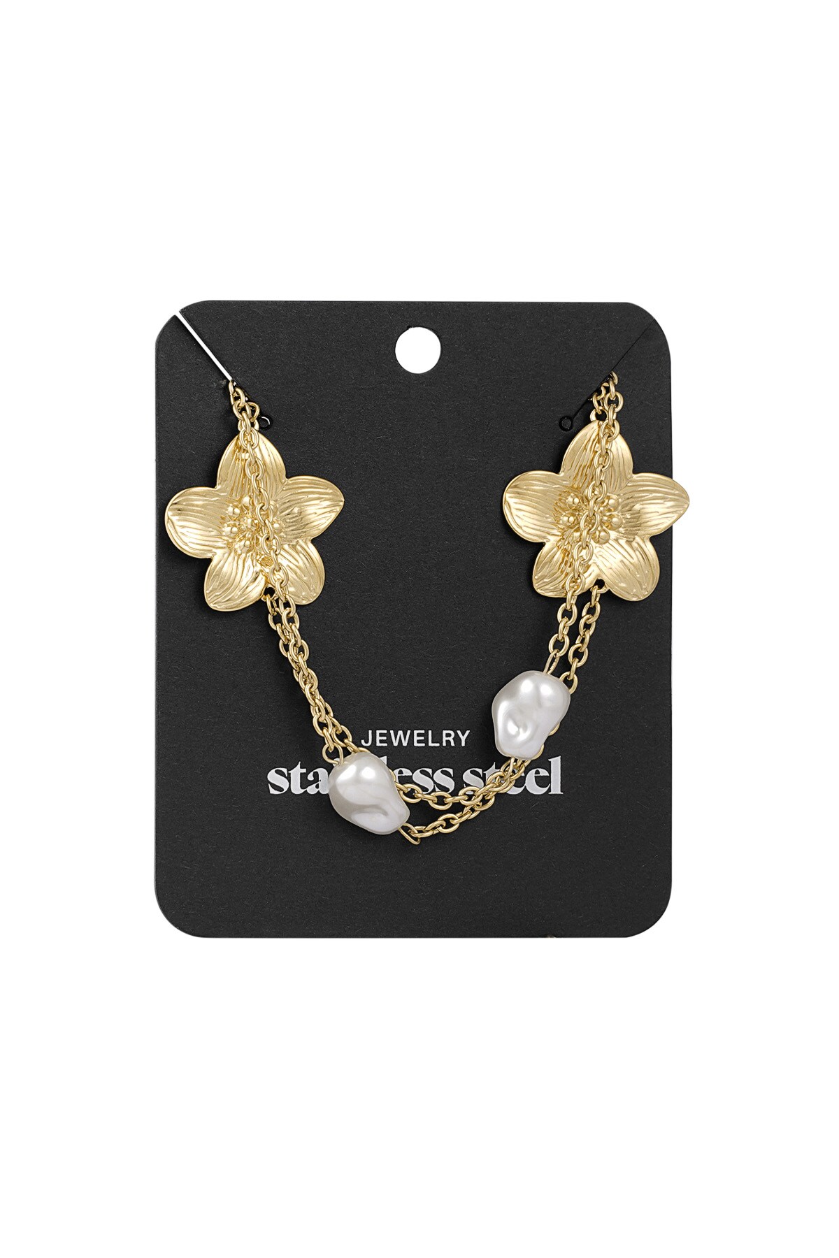 Blossom pearl necklace - Gold color h5 Picture3