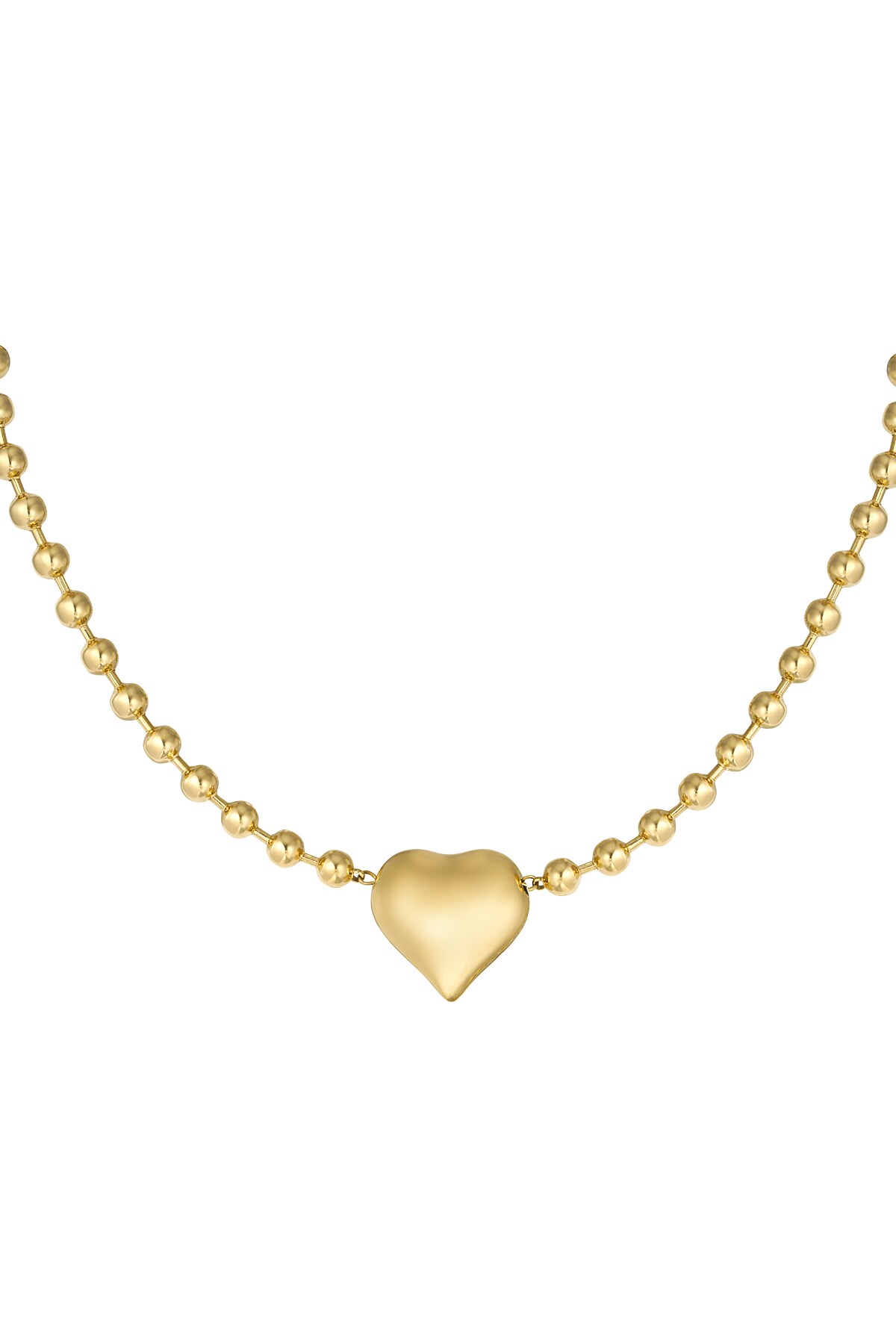 Chain big heart - Gold color h5 