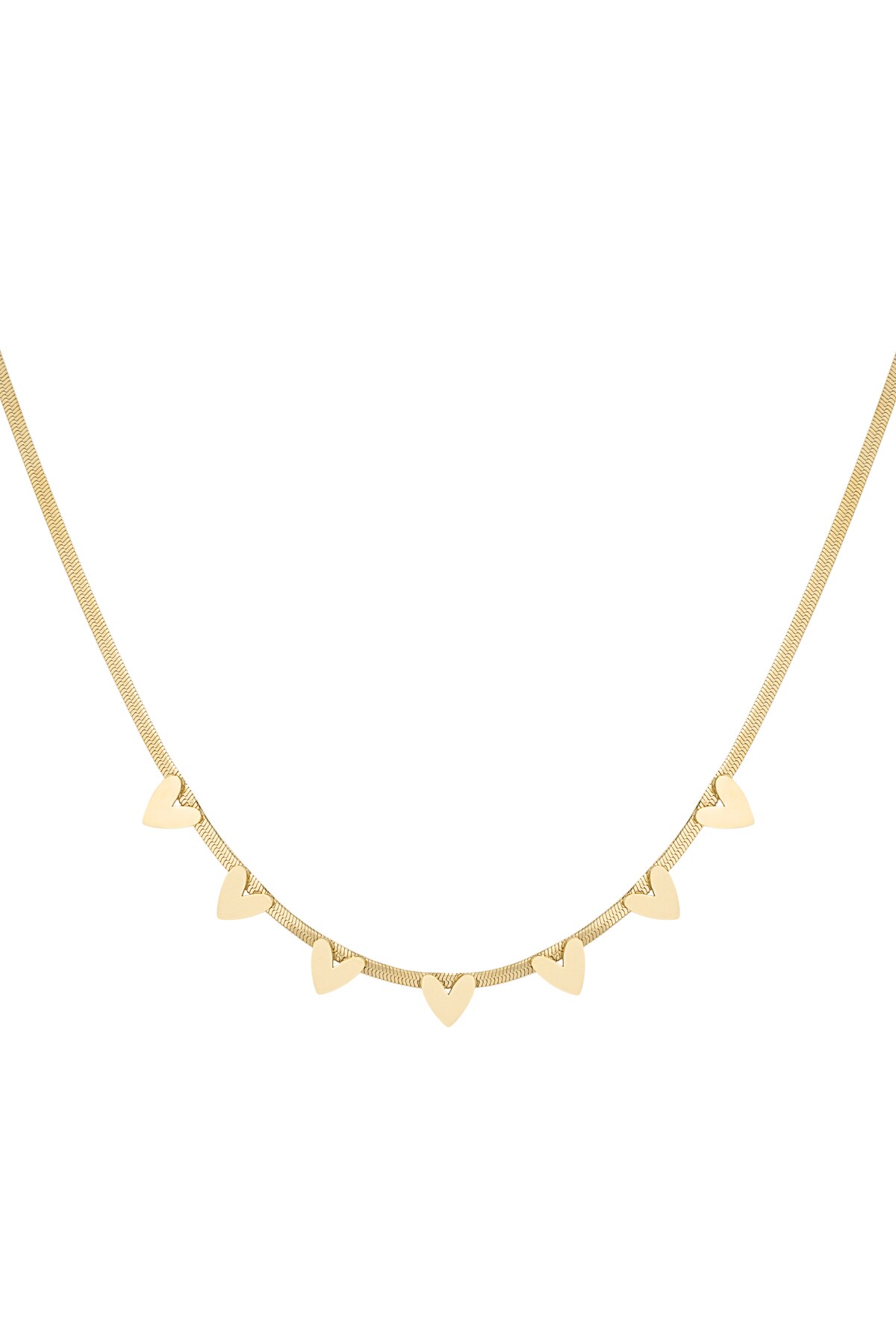 Heart party necklace - Gold color h5 