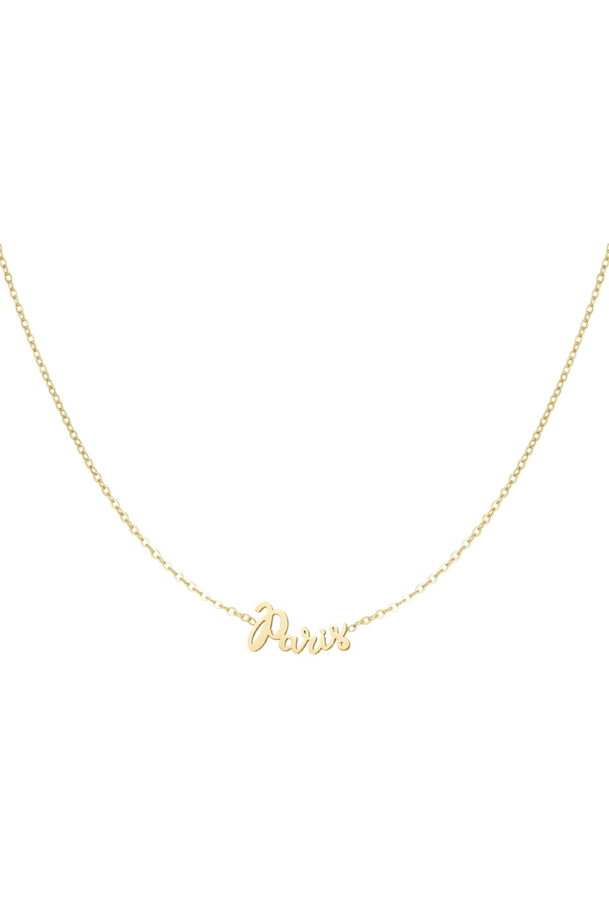 Paris necklace - Gold color h5 