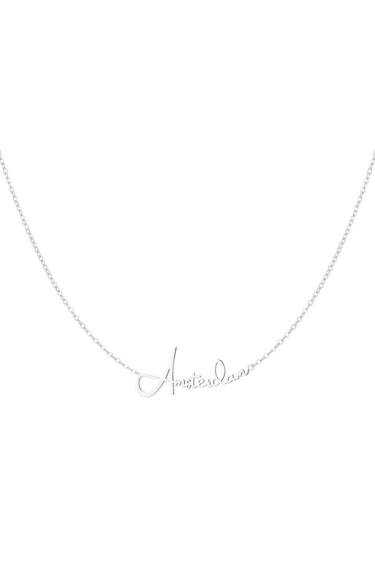 Collana Amsterdam - Colore argento h5 