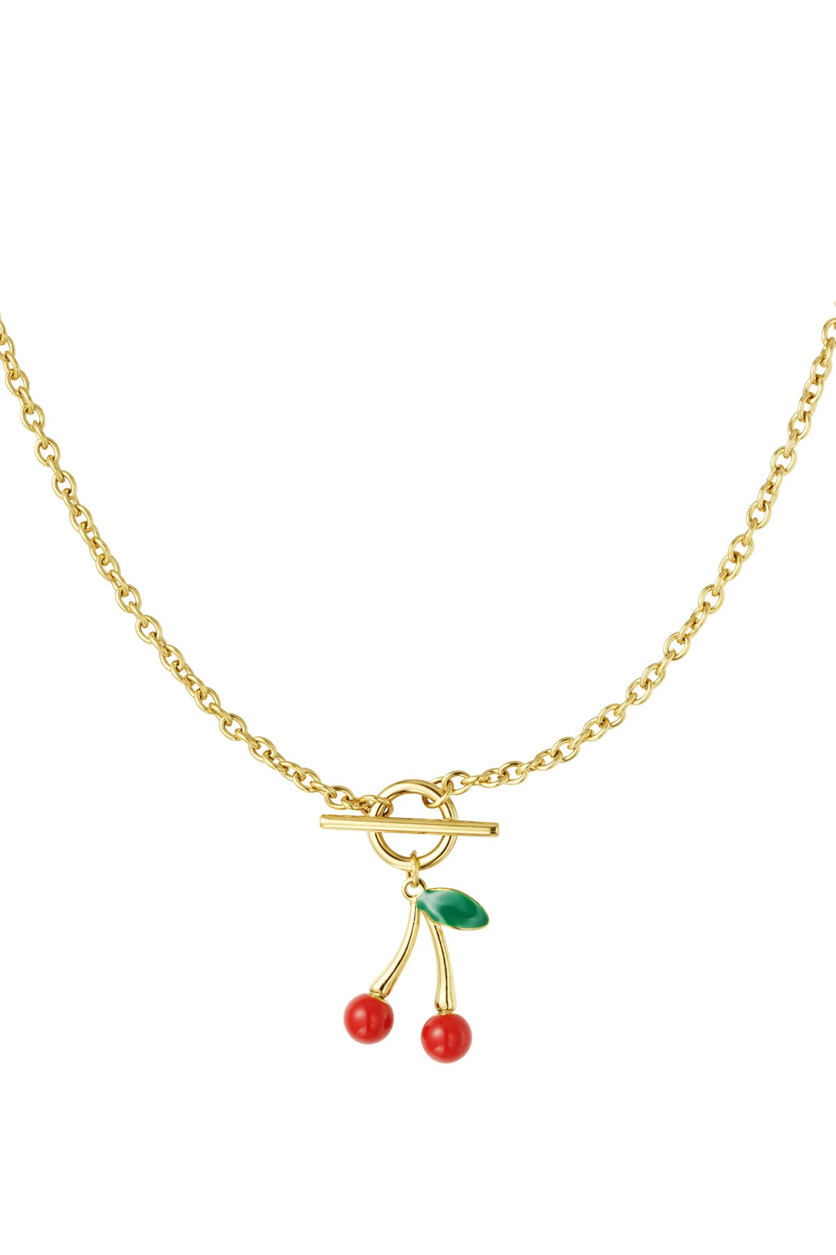 Necklace my cherry - gold colored h5 