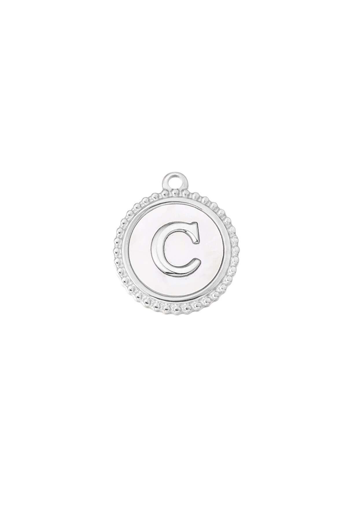 Silver color / Charm elegant C - silver/white Picture25