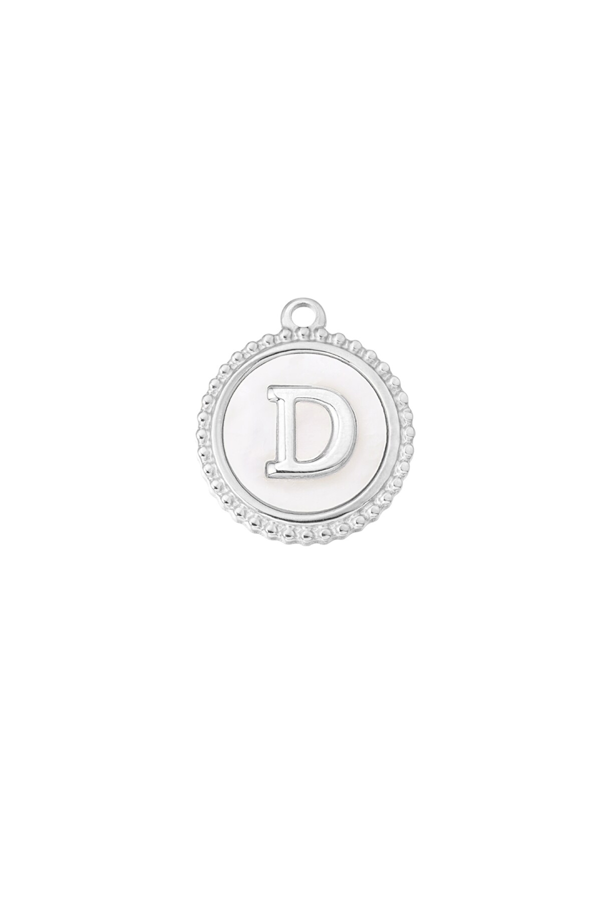 Silver color / Charm elegant D - silver/white Picture18