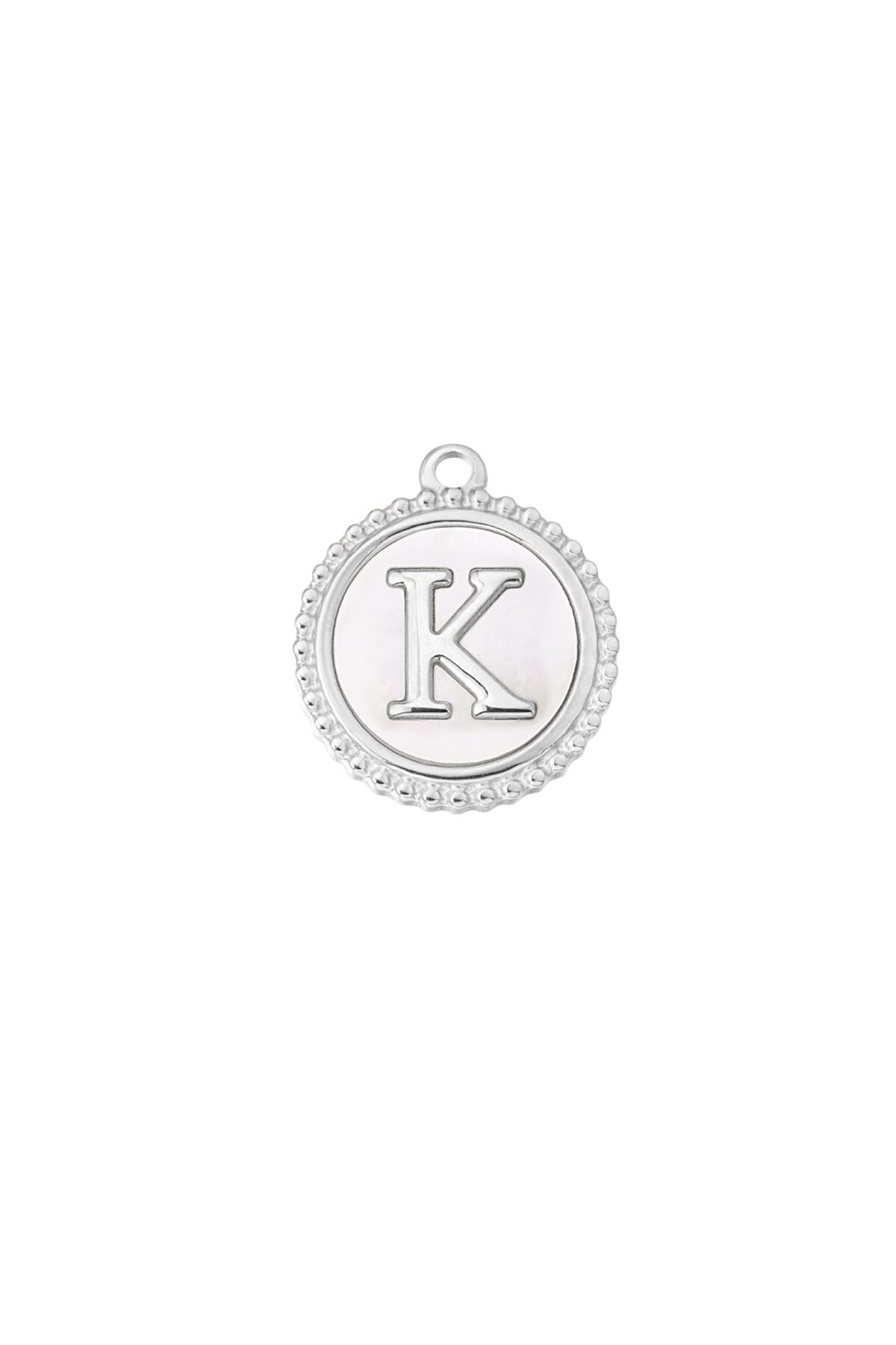 Silver color / Charm elegant K - silver/white Picture36