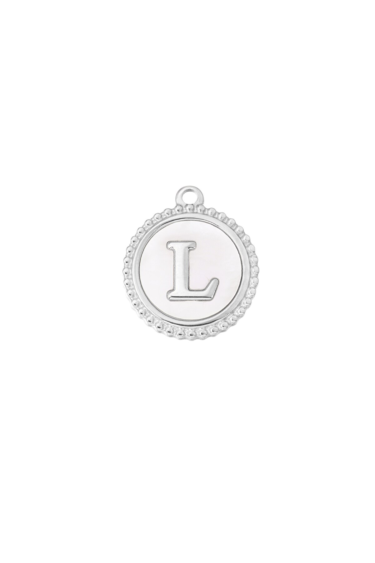 Silver color / Charm elegant L - silver/white Picture45