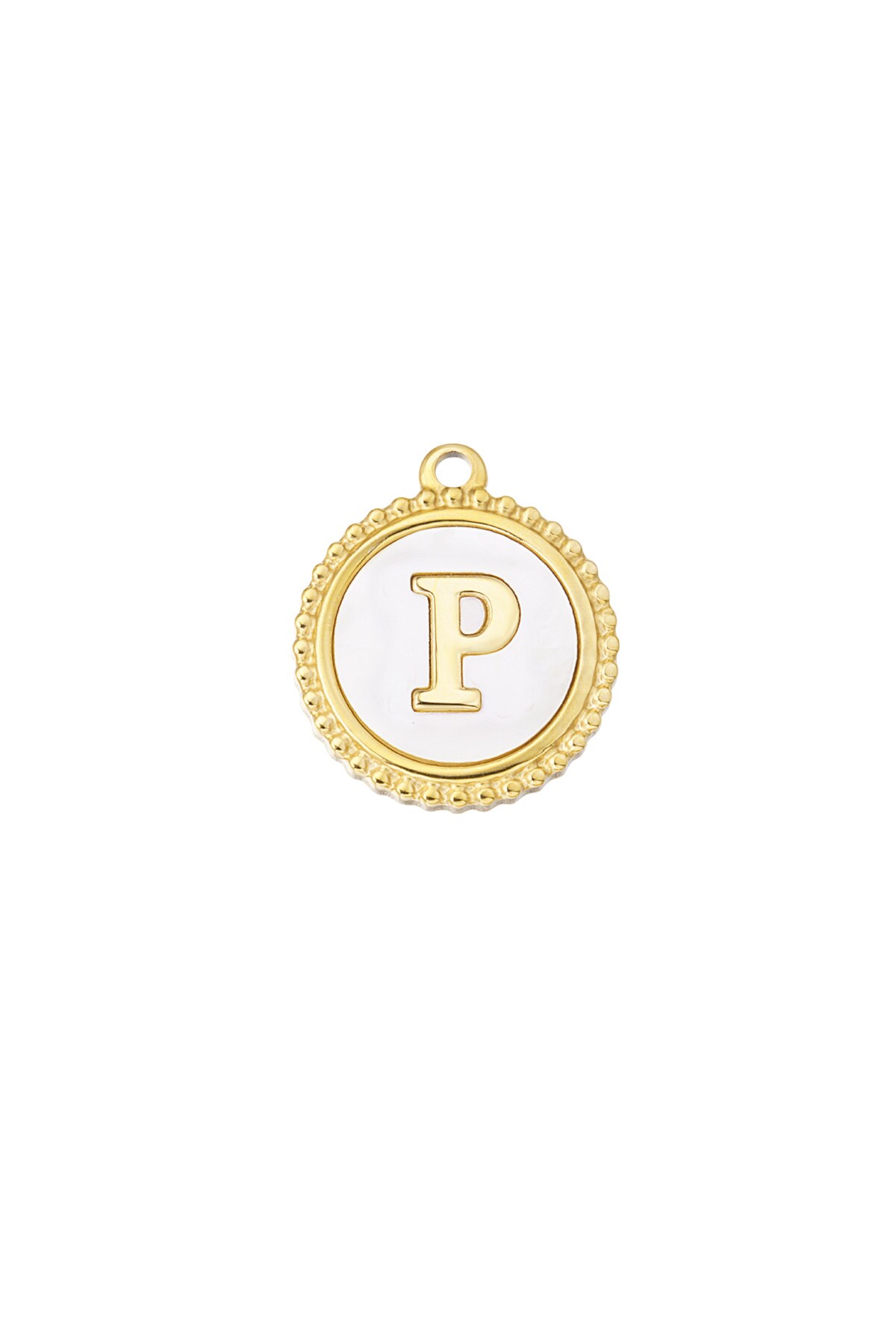 Gold color / Charm elegant P - gold/white Picture8